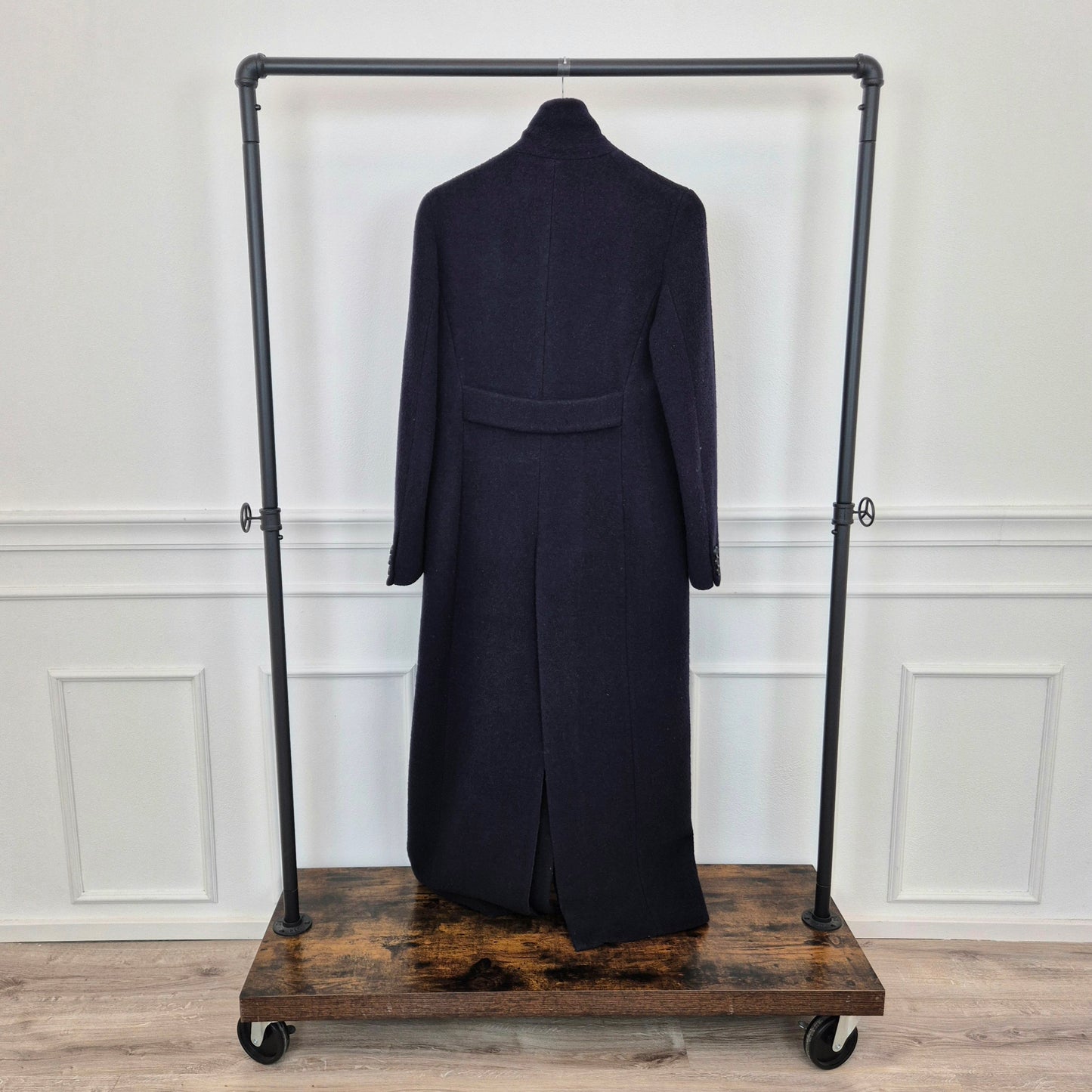 Romeo Gigli | Cappotto extra lungo lana blu