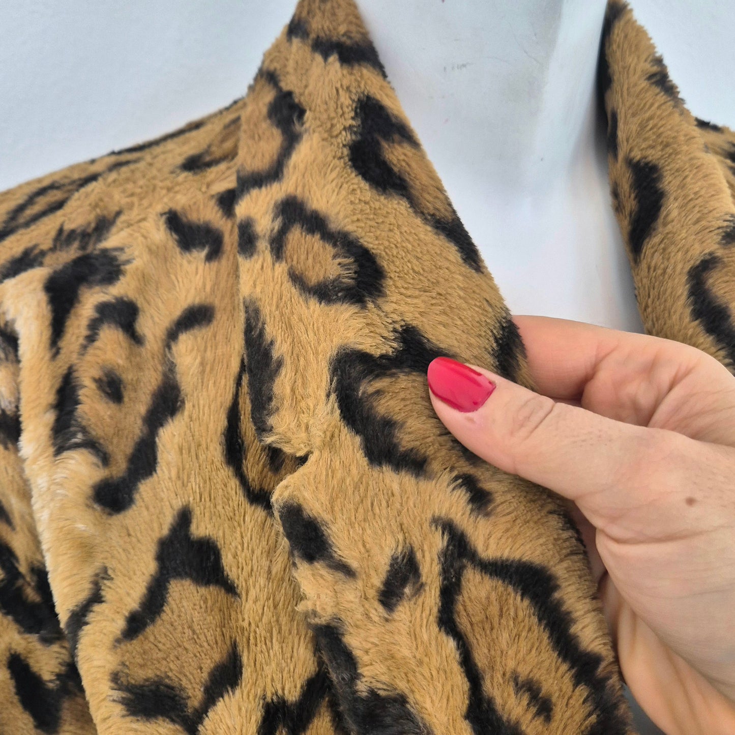 Norma Kamali | Giacca animalier ecopelliccia