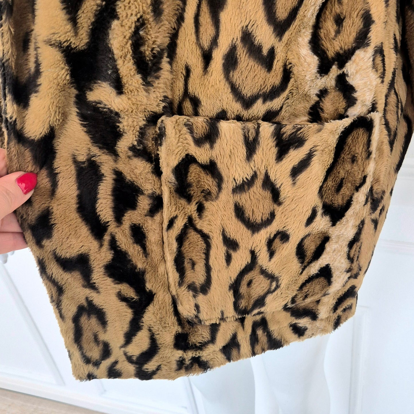 Norma Kamali | Giacca animalier ecopelliccia