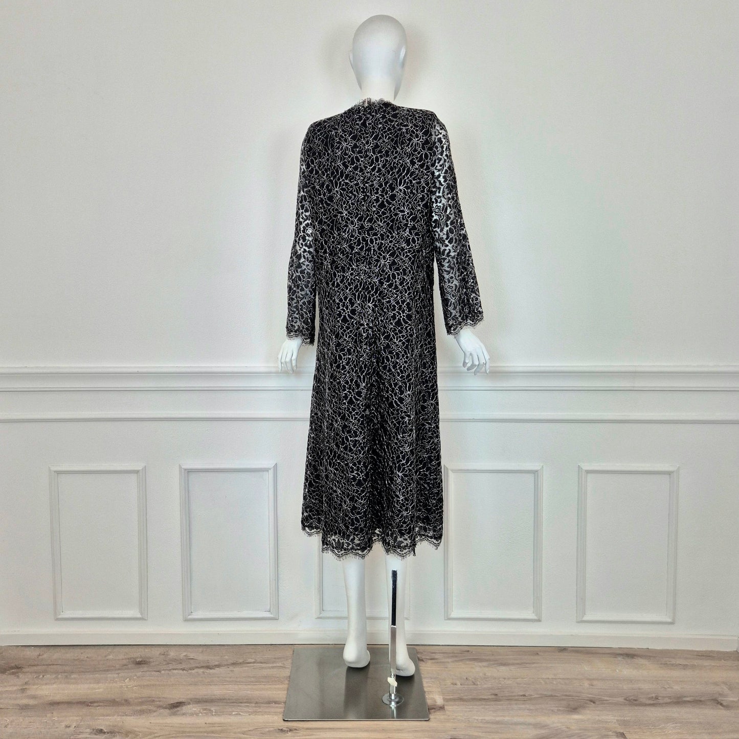 Escada | Abito in pizzo nero