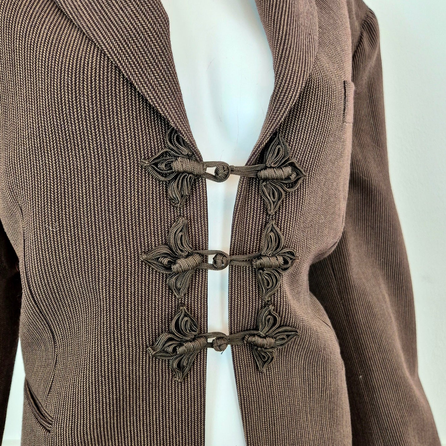 Romeo Gigli | Giacca lana marrone 1993 (disponibile tailleur)