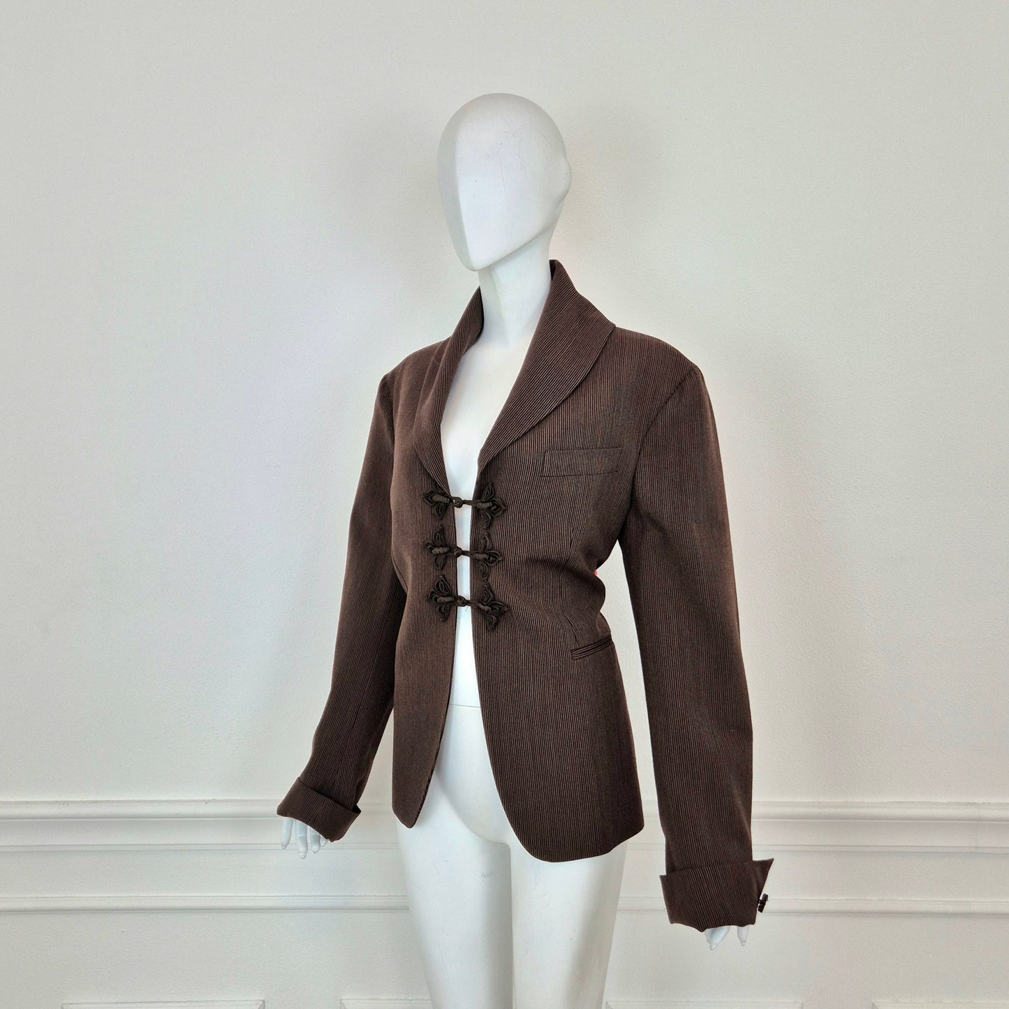 Romeo Gigli | Giacca lana marrone 1993 (disponibile tailleur)