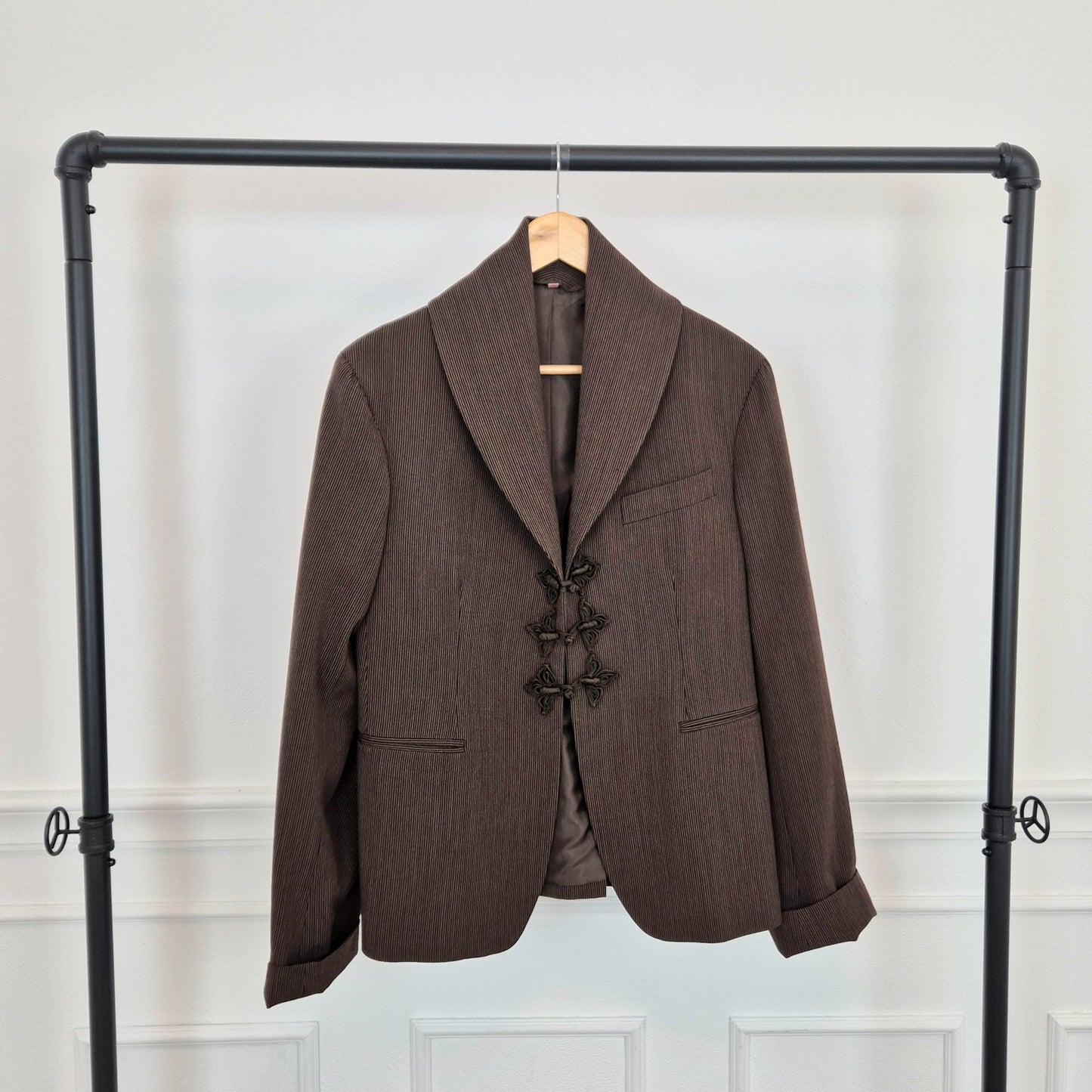 Romeo Gigli | Giacca lana marrone 1993 (disponibile tailleur)