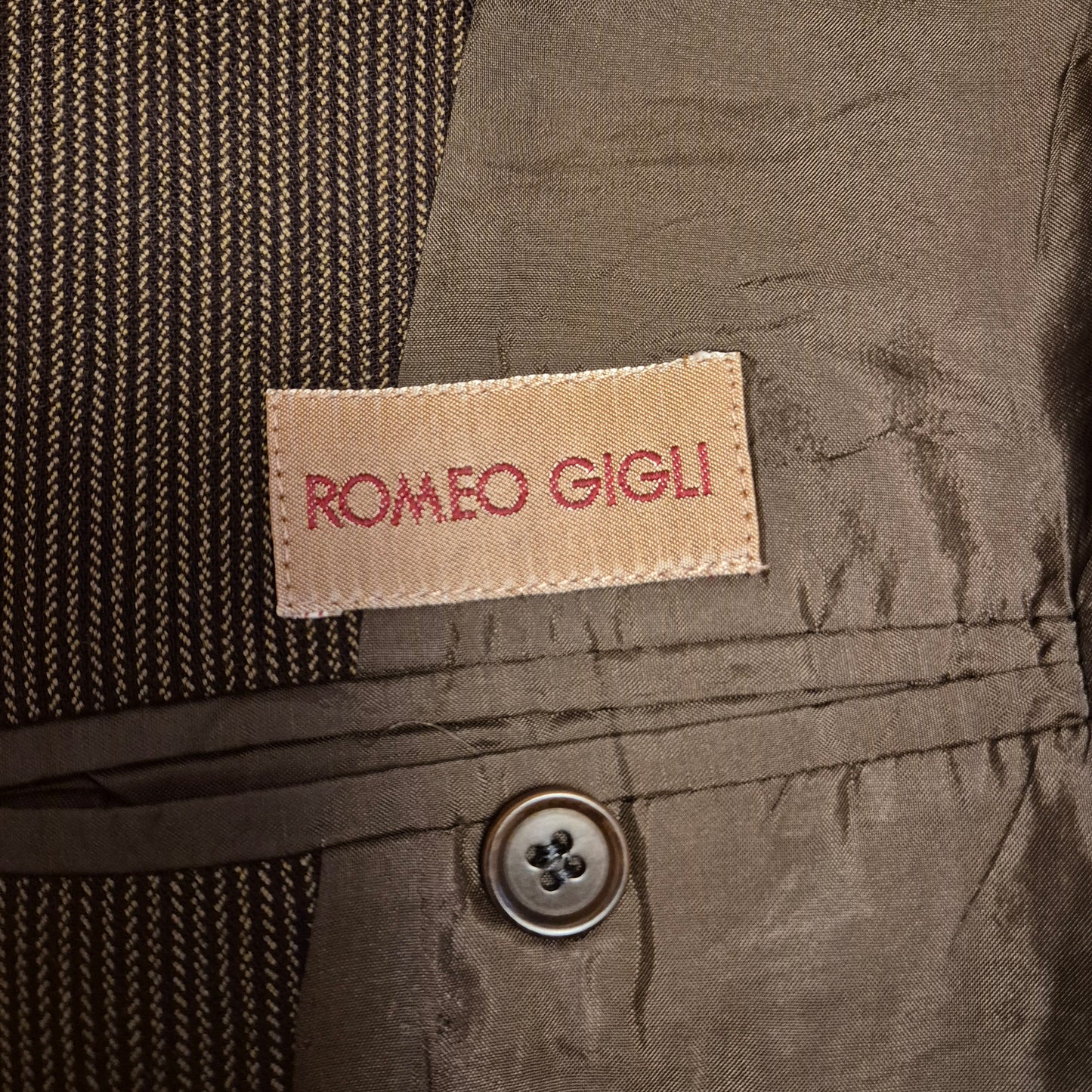 Romeo Gigli | Giacca lana marrone 1993 (disponibile tailleur)