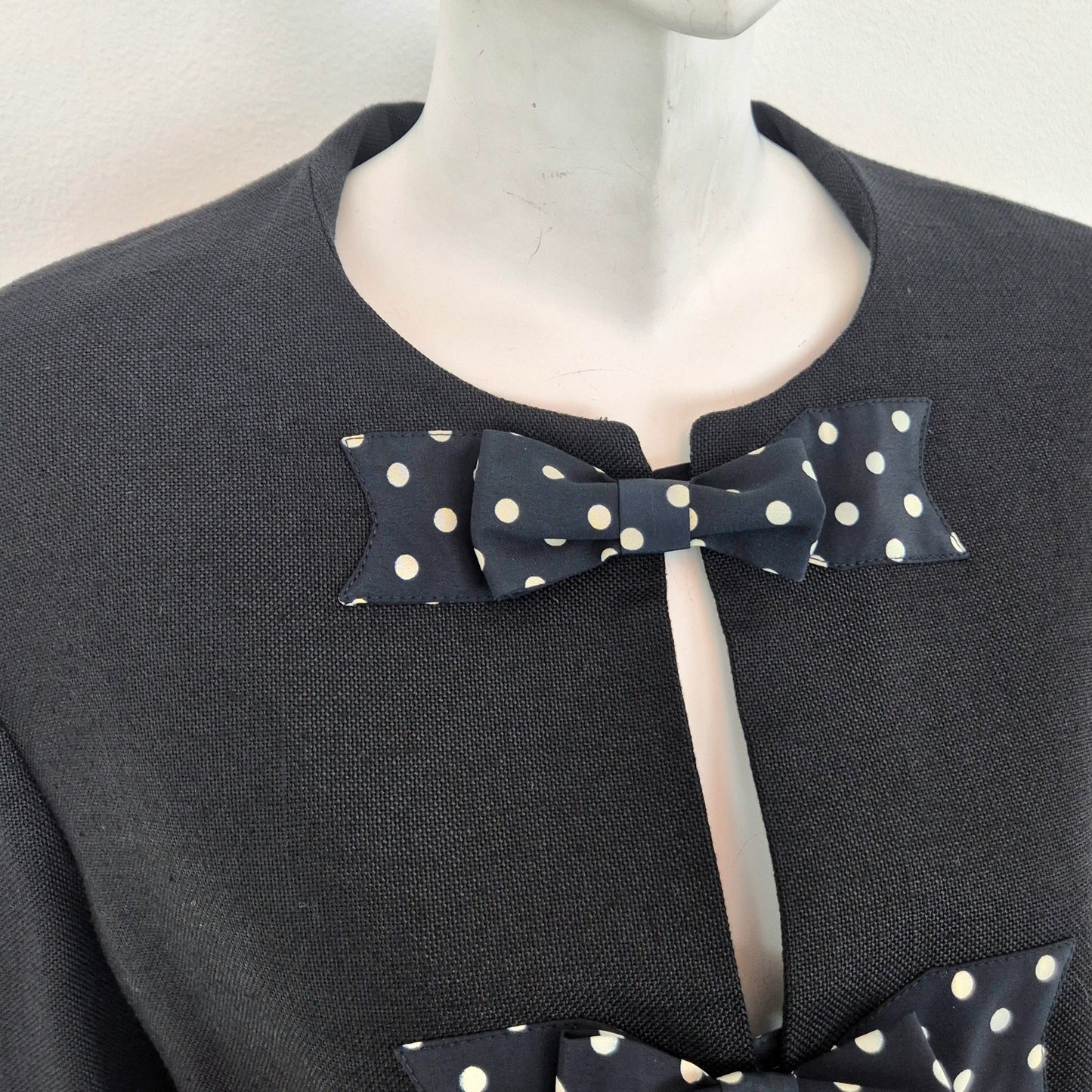 Moschino | Giacca corta con fiocchi a pois
