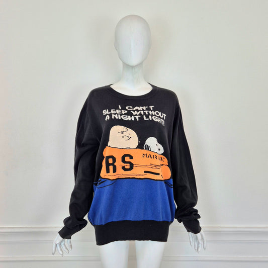 Jc de Castelbajac | Maglione Peanuts "I can't sleep without a night light!"