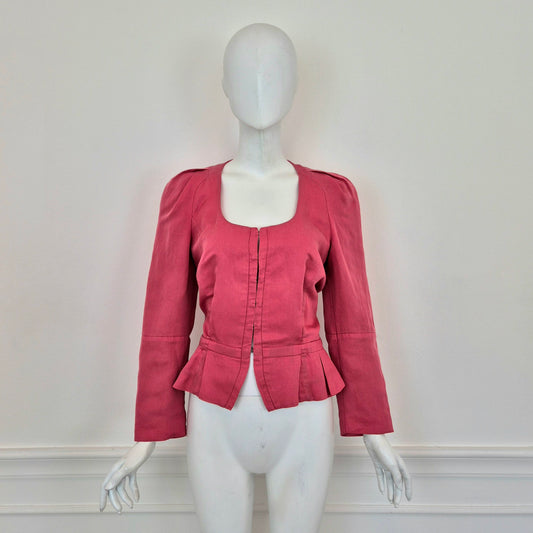 Isabel Marant Etoile | Giacca in misto lino con gancetti