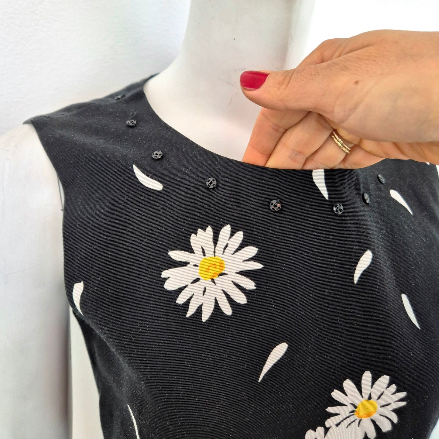 Moschino | Abito tubino margherite