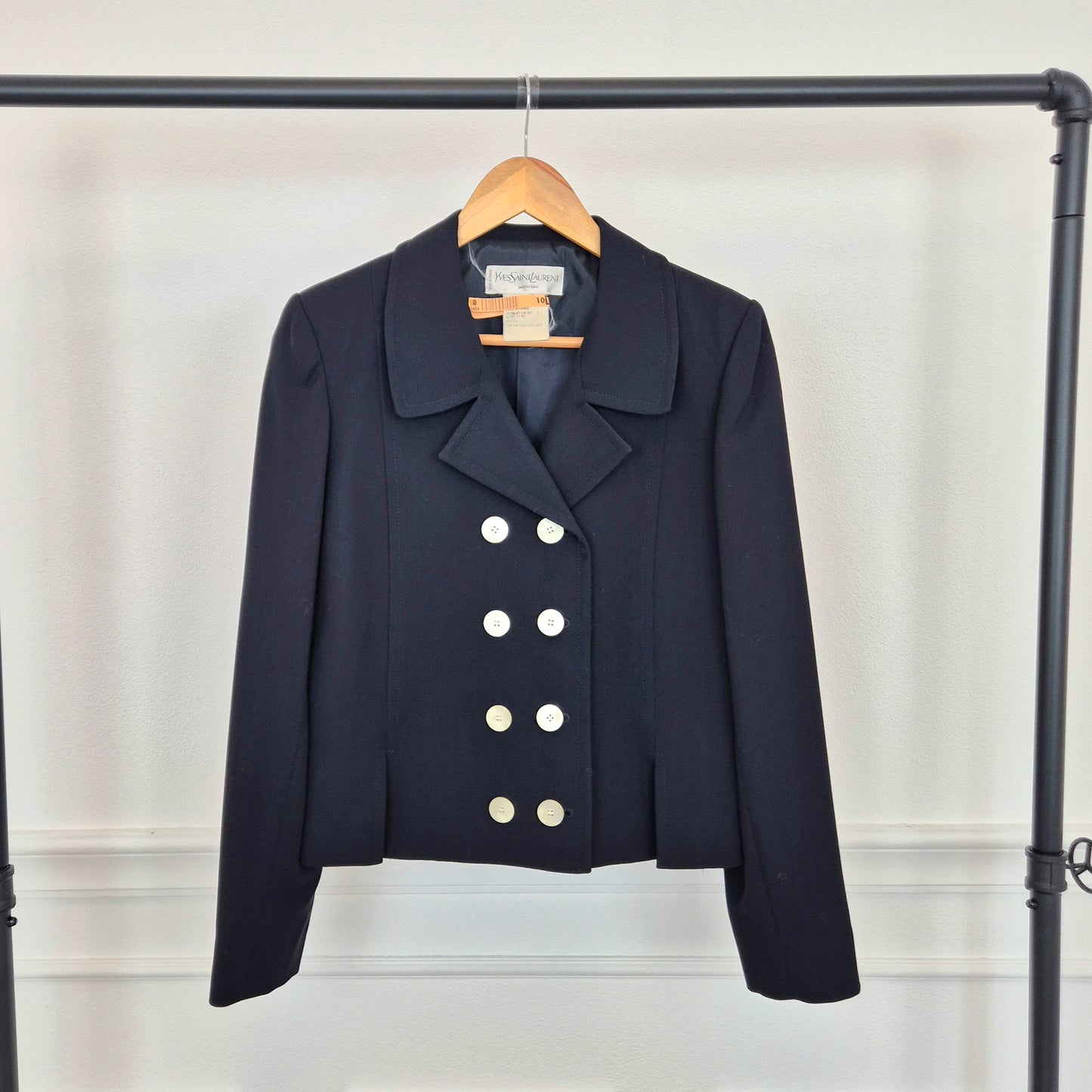 Yves Saint Laurent | Giacca doppiopetto blu notte