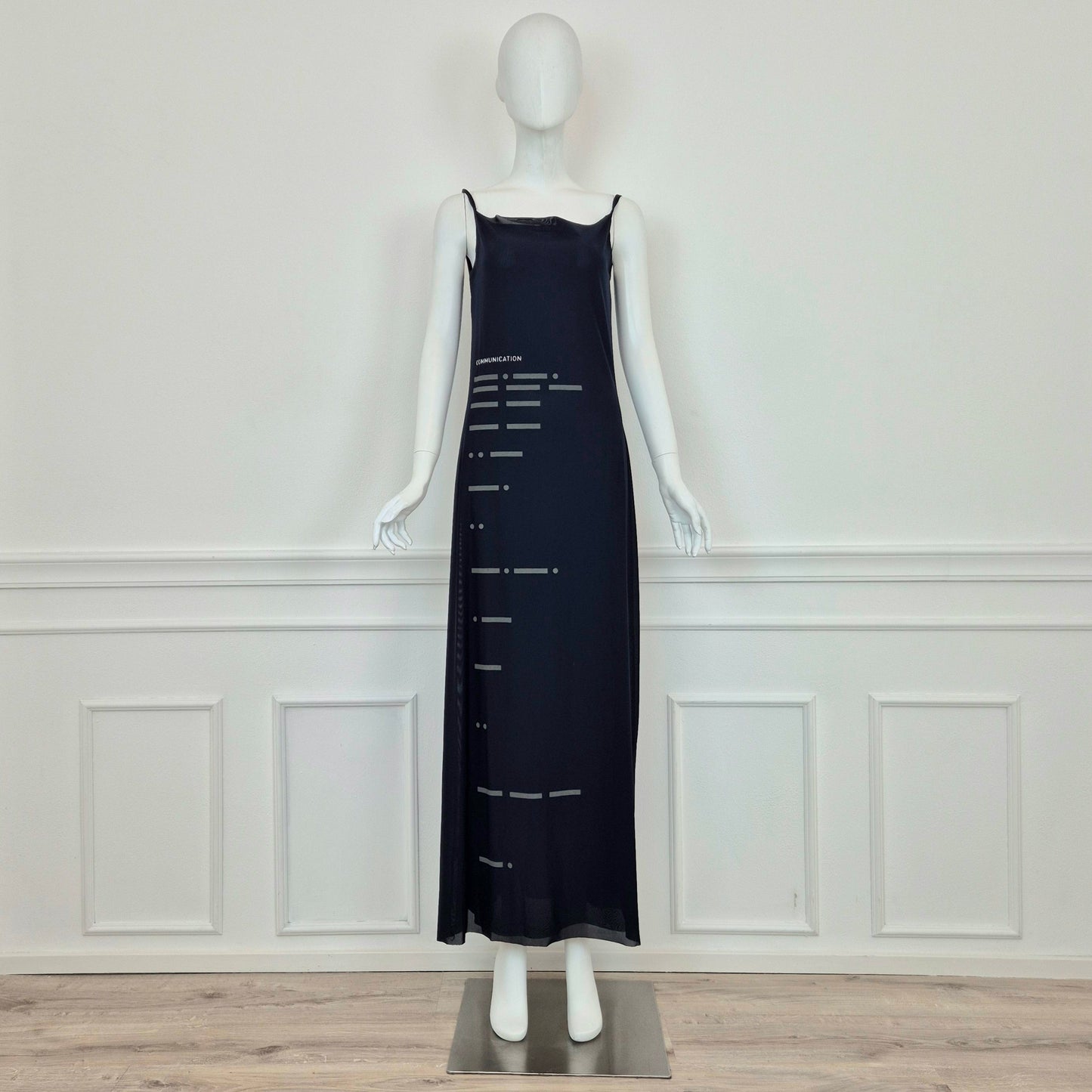 Moschino | Abito lungo "Communication"