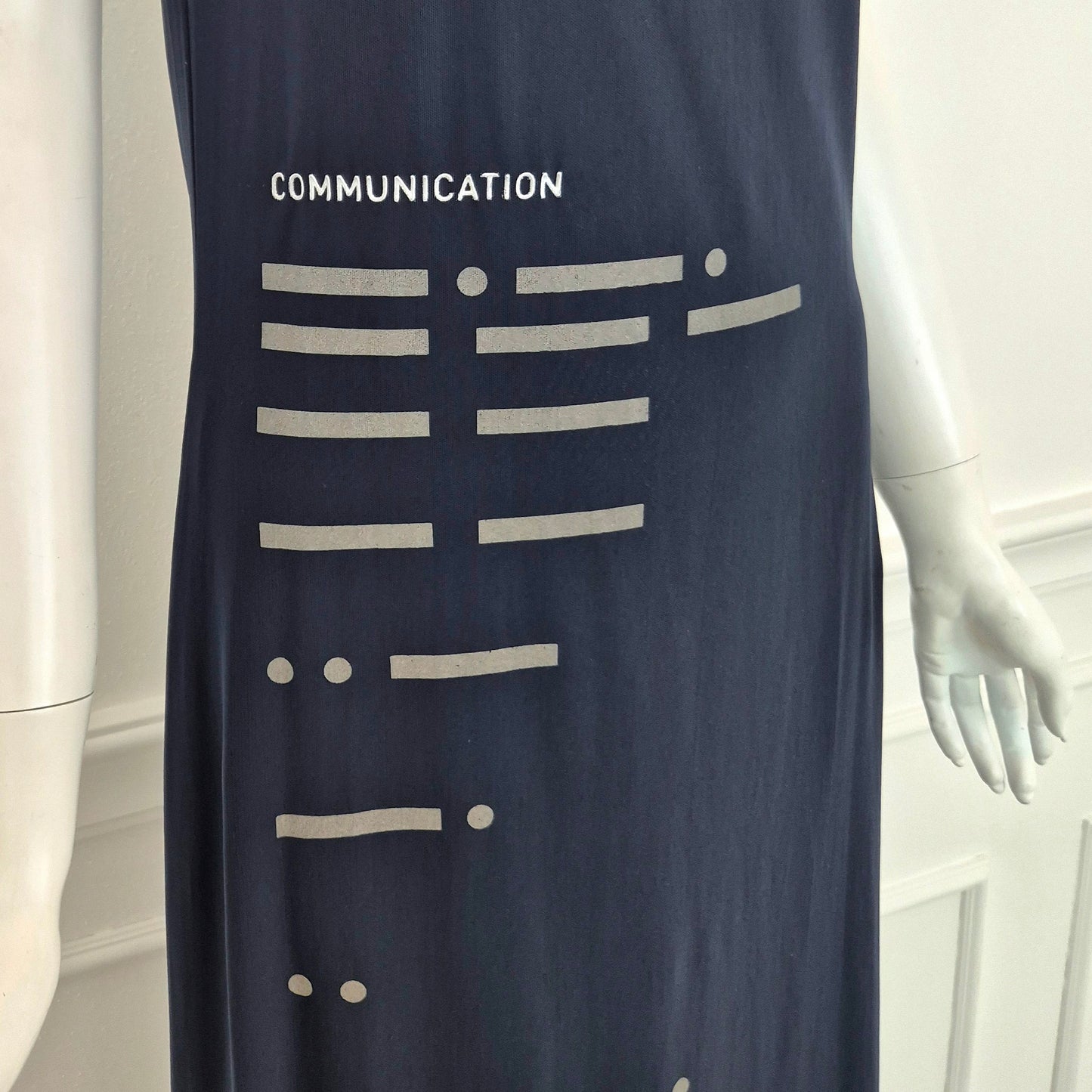 Moschino | Abito lungo "Communication"
