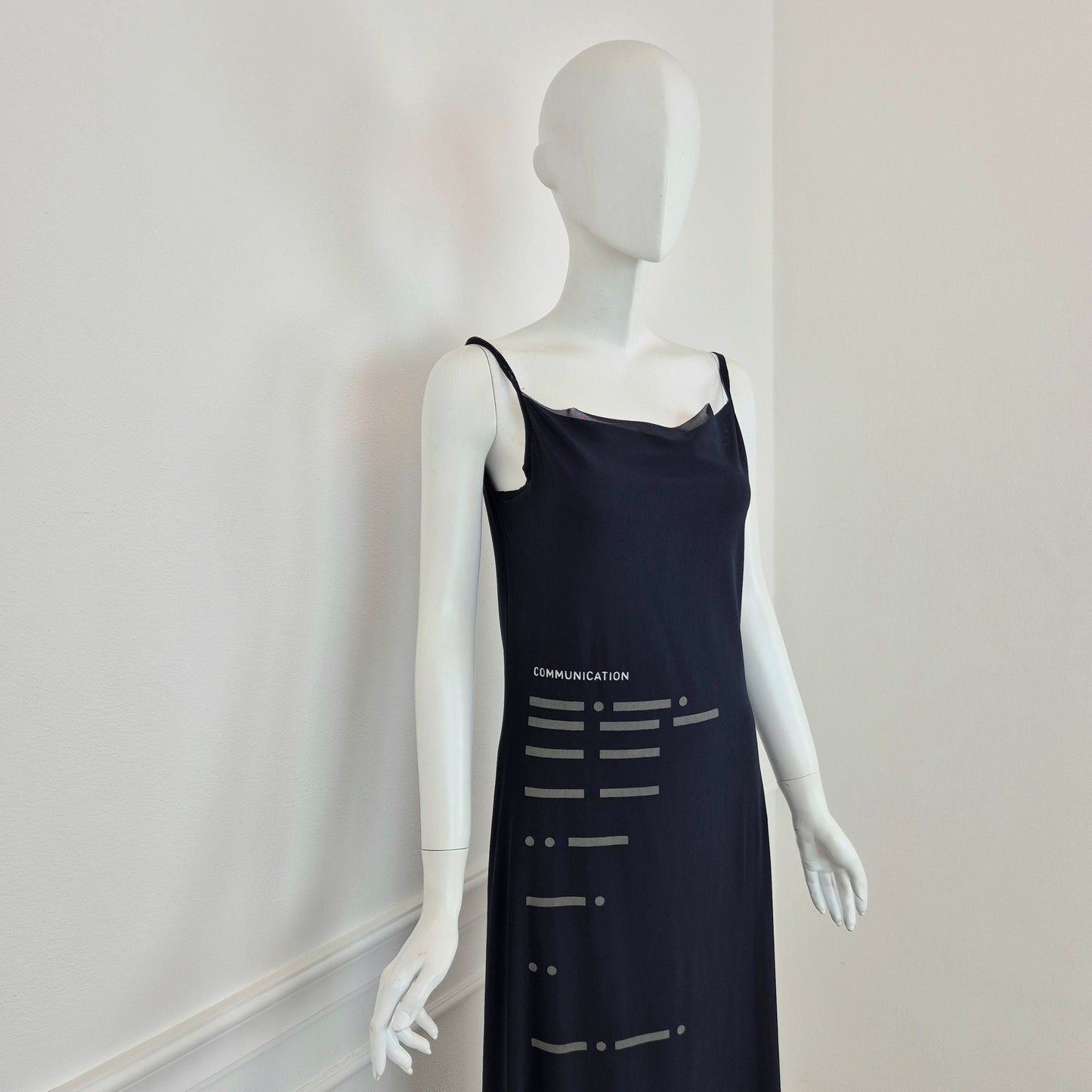 Moschino | Abito lungo "Communication"