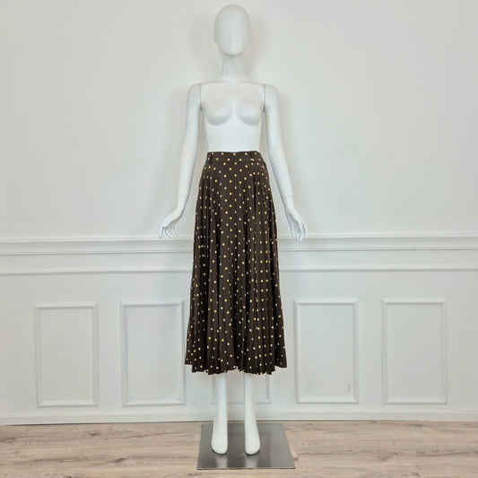 Moschino | Gonna vintage plissettata a pois