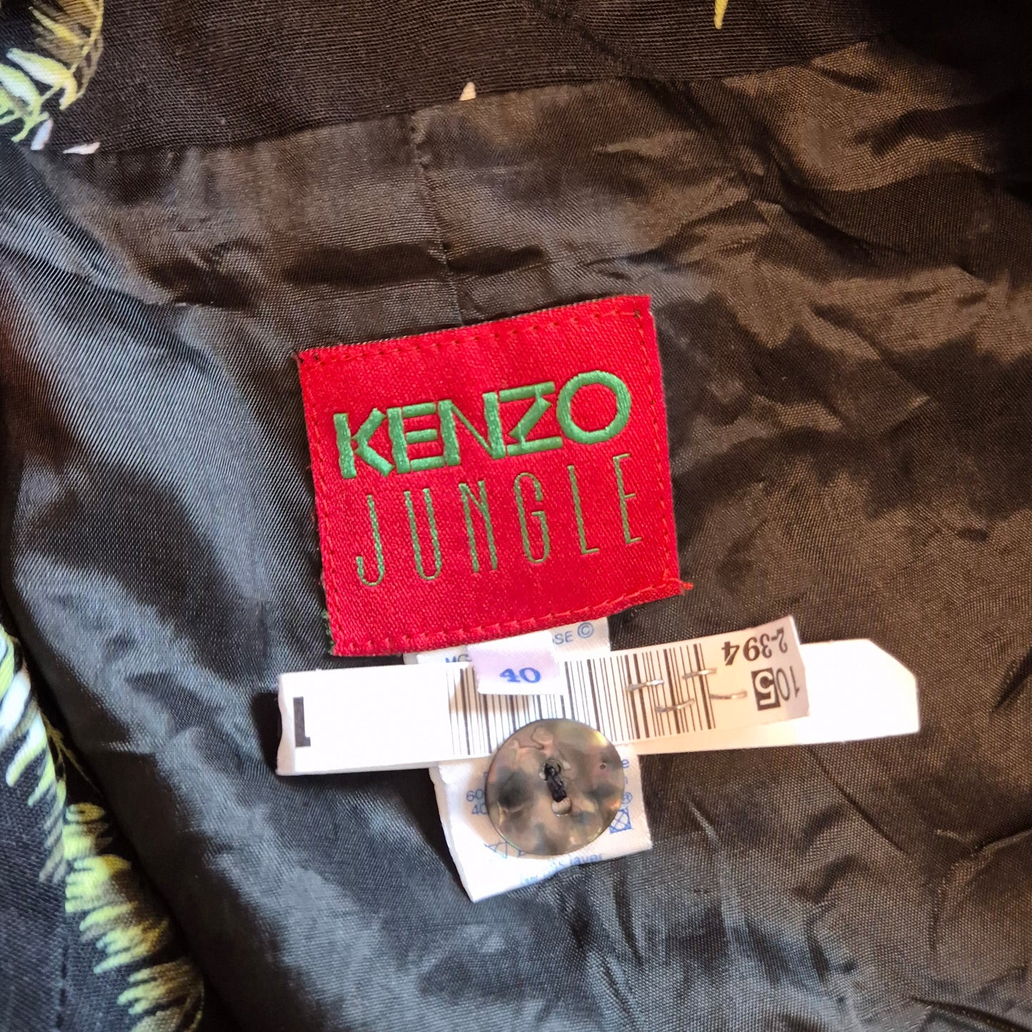 Kenzo | Giacca corta papaveri e margherite