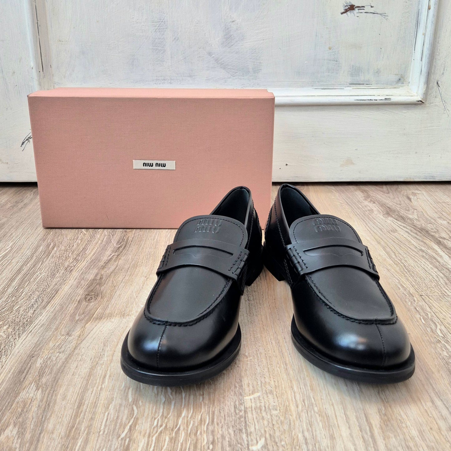 Miu Miu | Mocassini neri nr.41