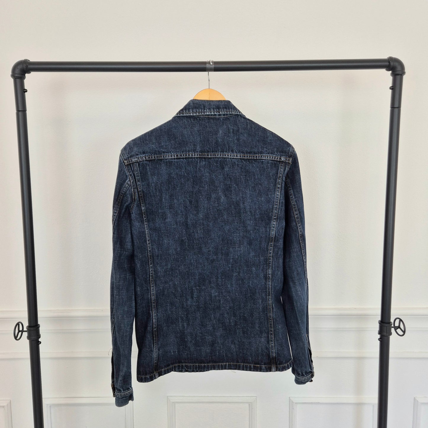 Miu Miu | Giacca - Camicia in denim fiammato 2001