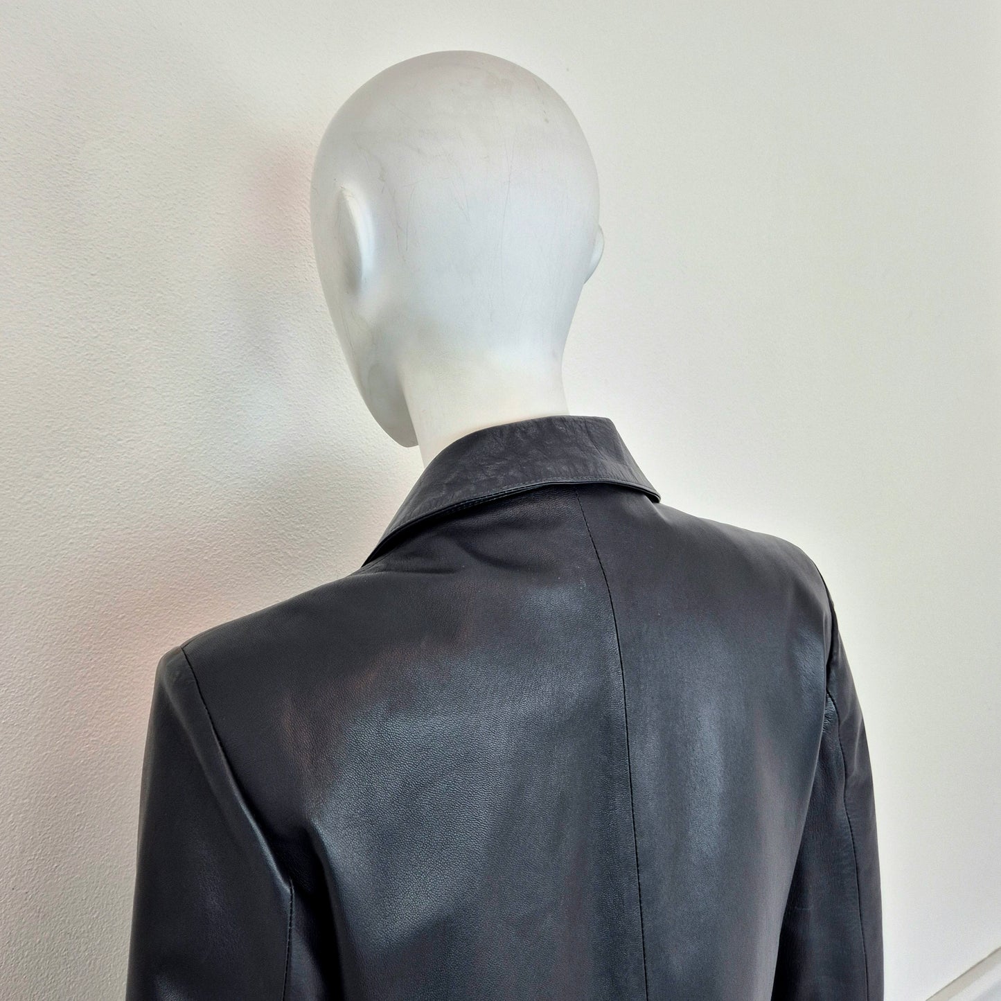Romeo Gigli | Giacca in pelle blu