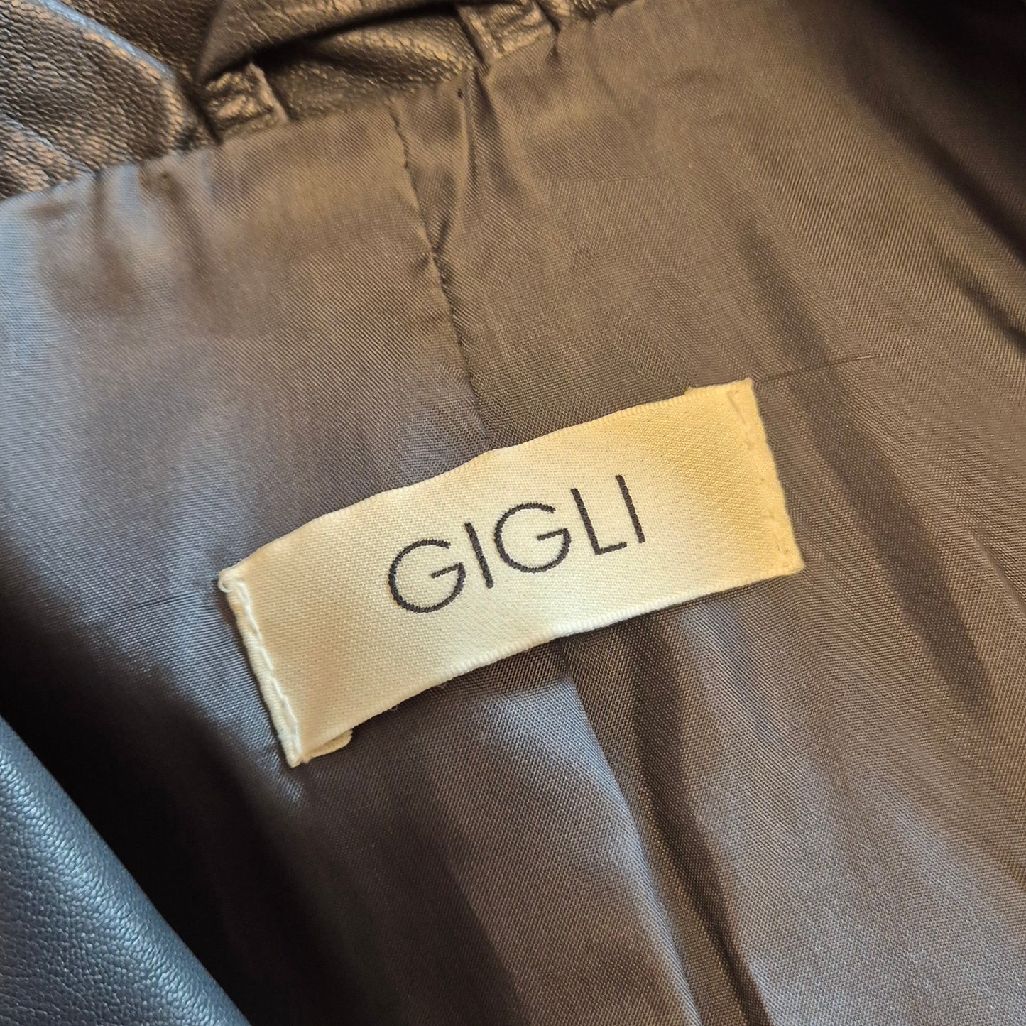 Romeo Gigli | Giacca in pelle blu