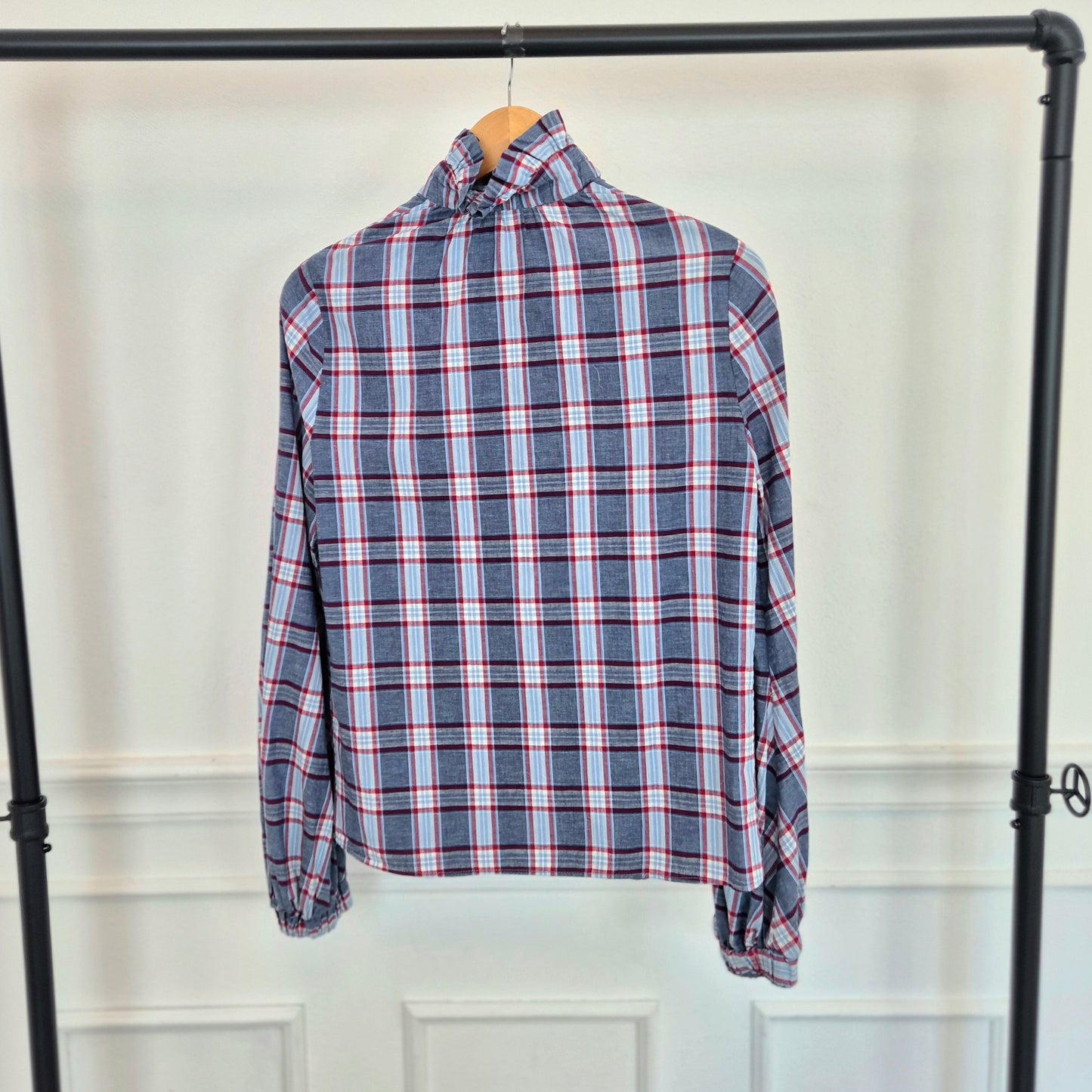 Stella Jean | Camicia stampa check manica ampia