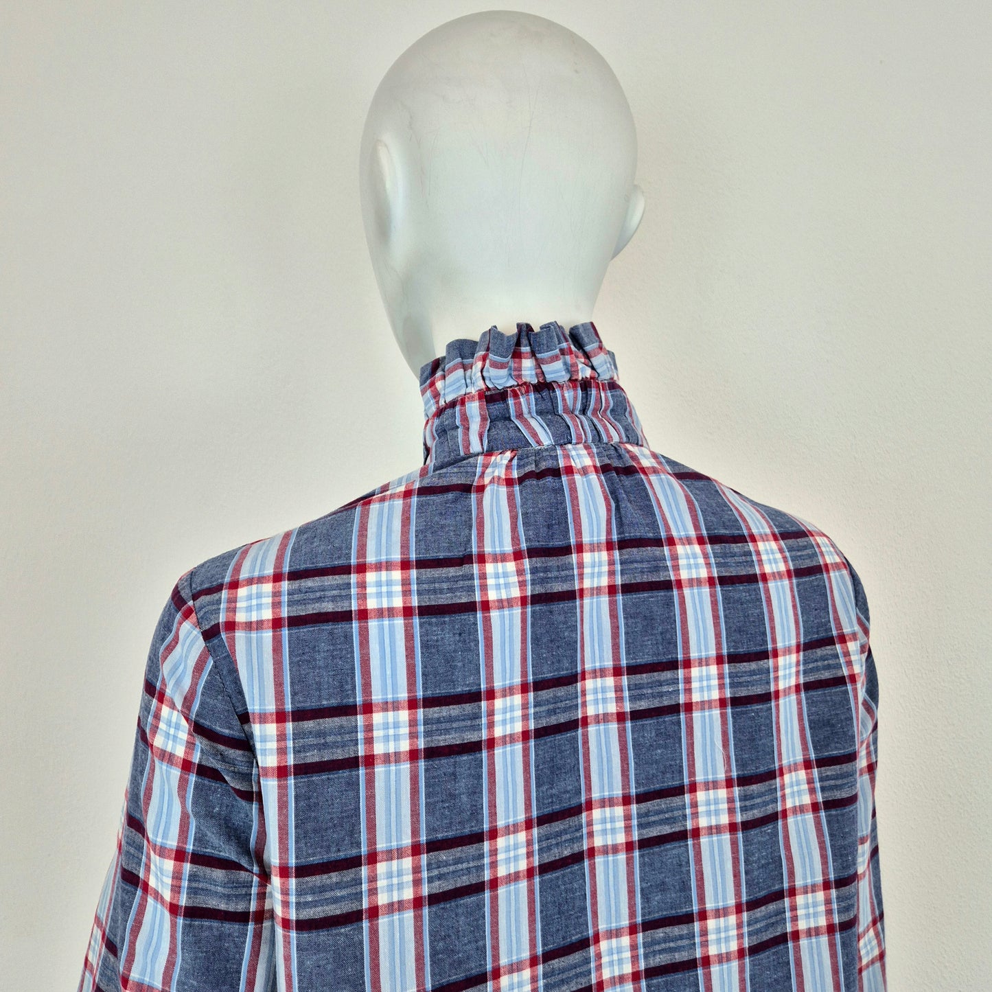 Stella Jean | Camicia stampa check manica ampia
