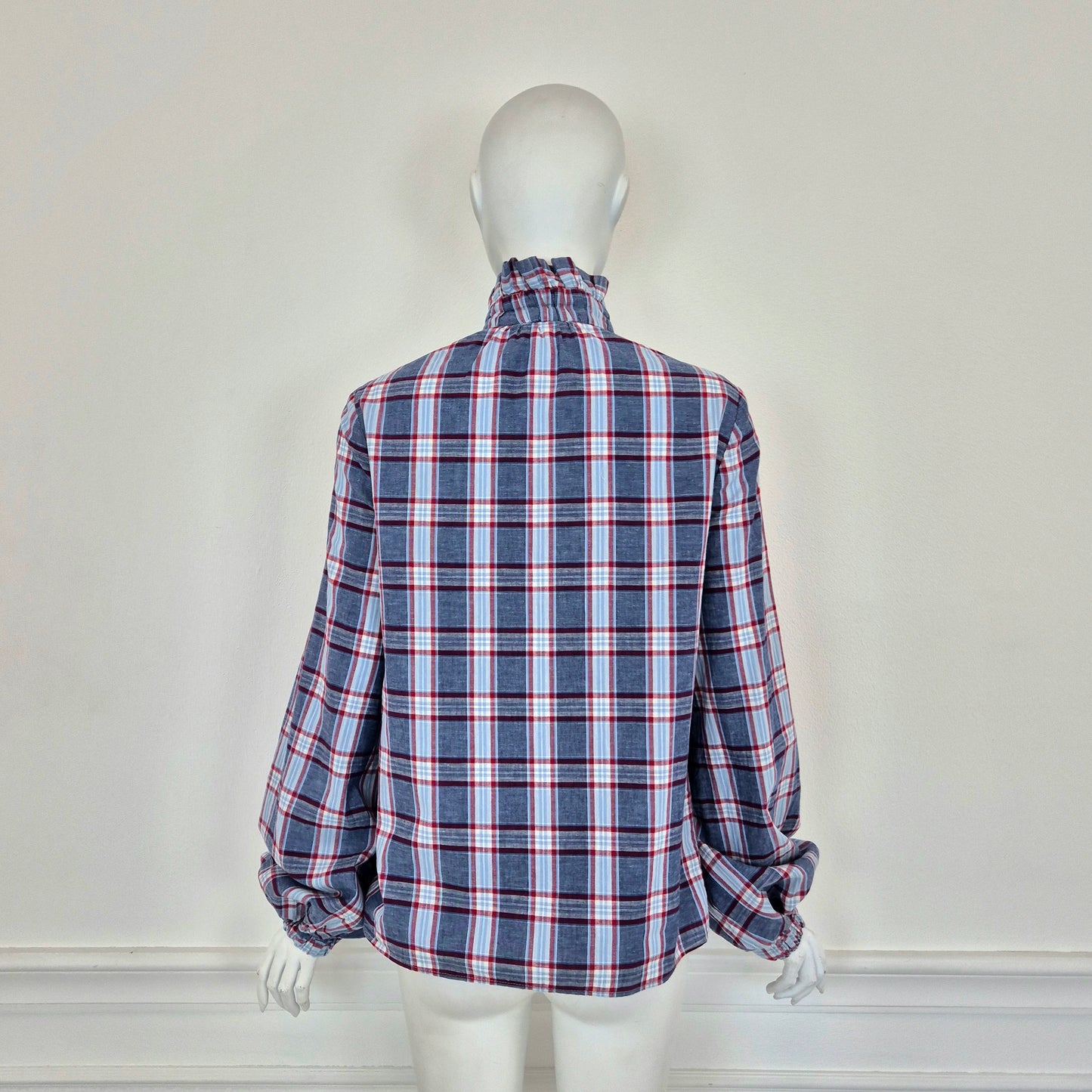 Stella Jean | Camicia stampa check manica ampia