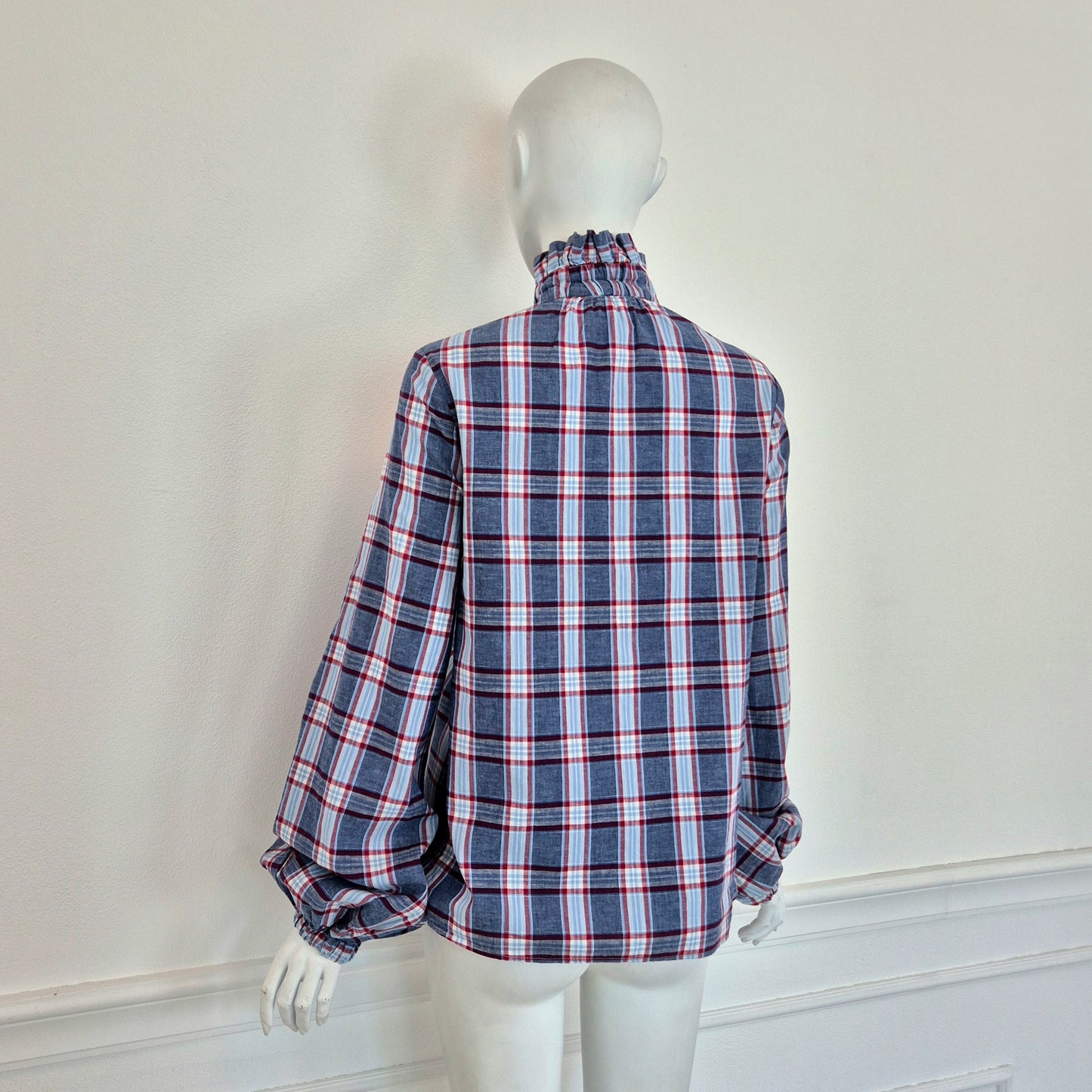 Stella Jean | Camicia stampa check manica ampia