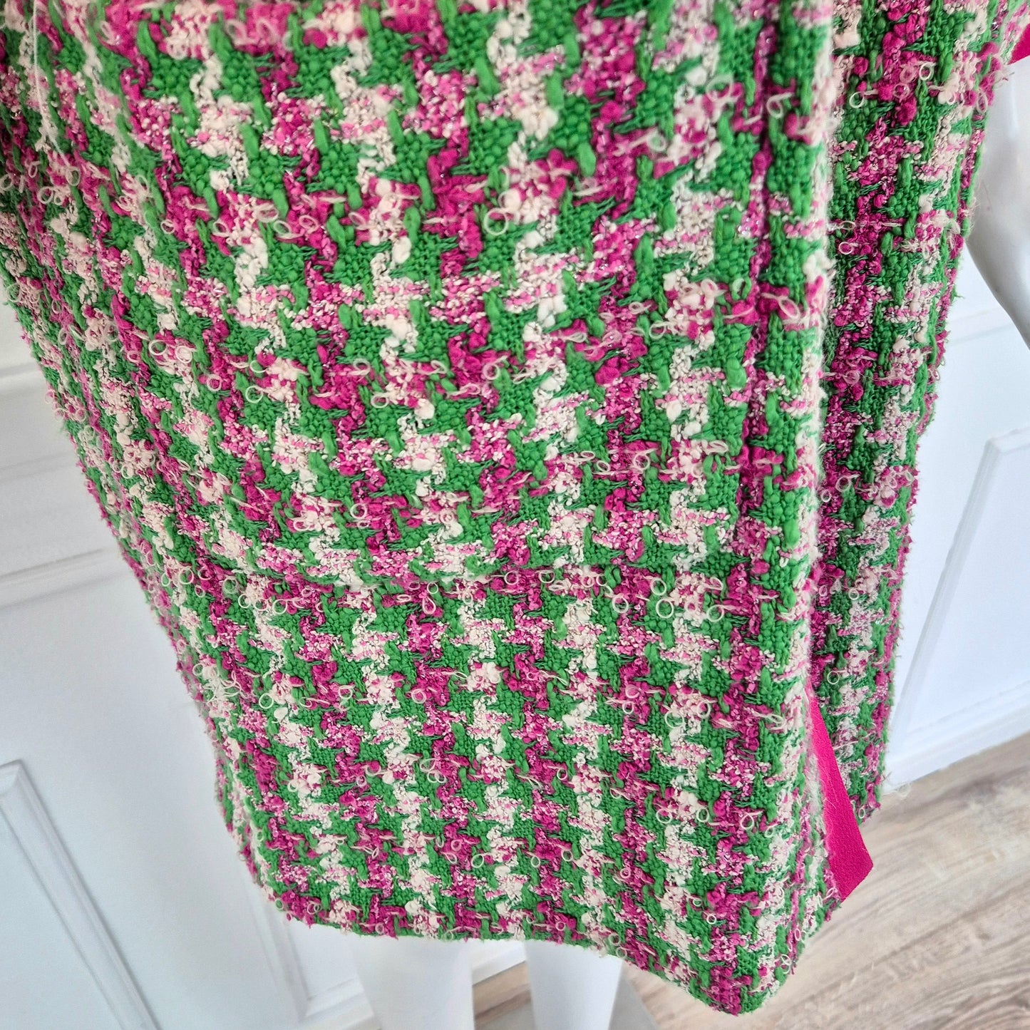 Miu Miu | Soprabito bouclé rosa/verde