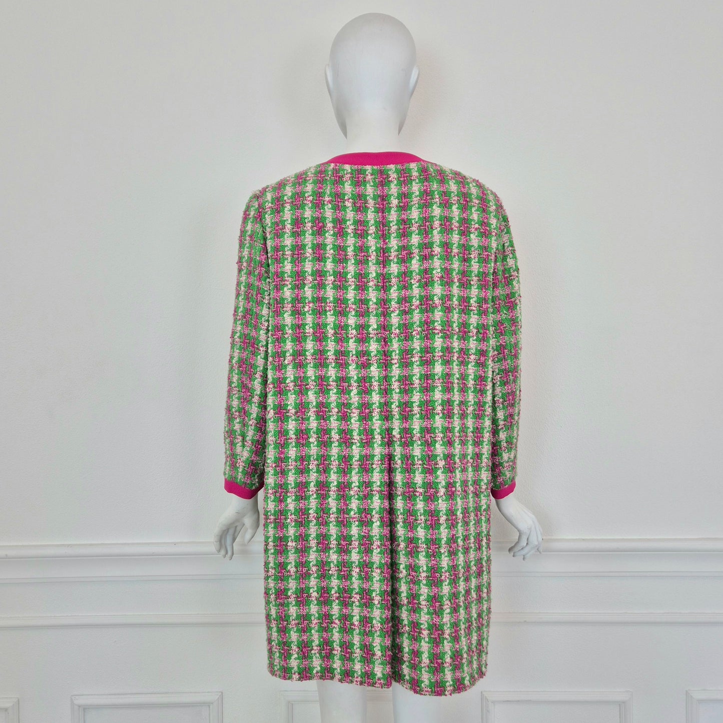Miu Miu | Soprabito bouclé rosa/verde