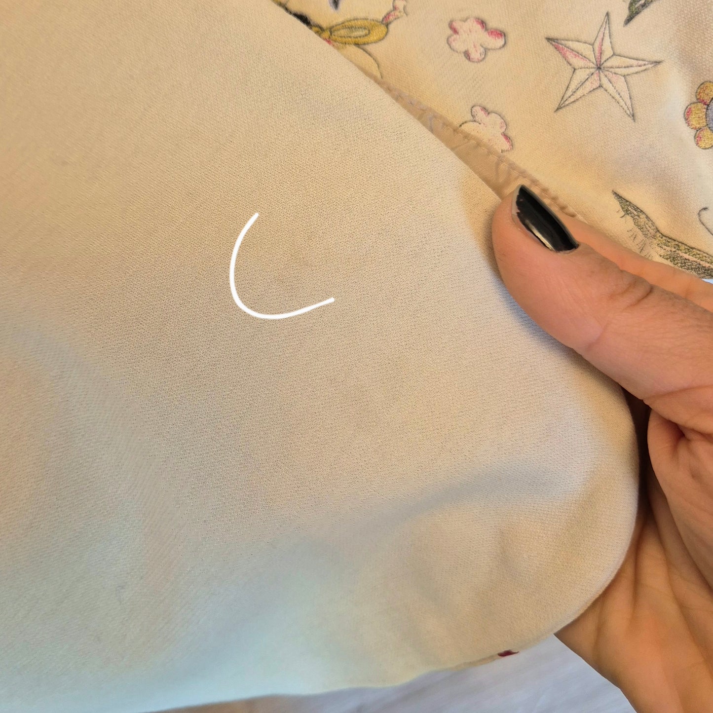 Moschino | Giacca panna con disegni
