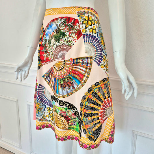 Prada | Gonna fantasia ventagli