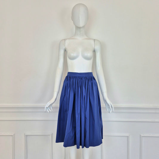 Prada | Gonna blu elettrico SS 2011