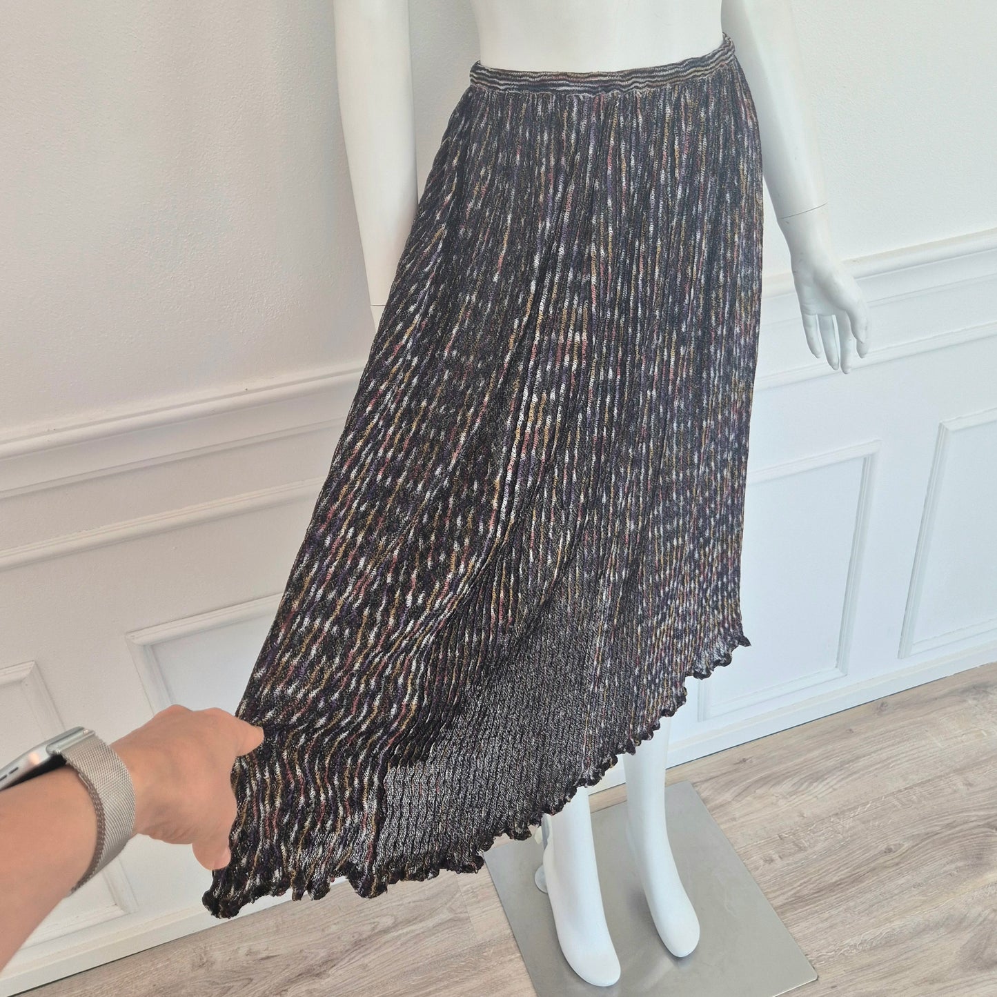 Missoni | Gonna midi velata plisse'
