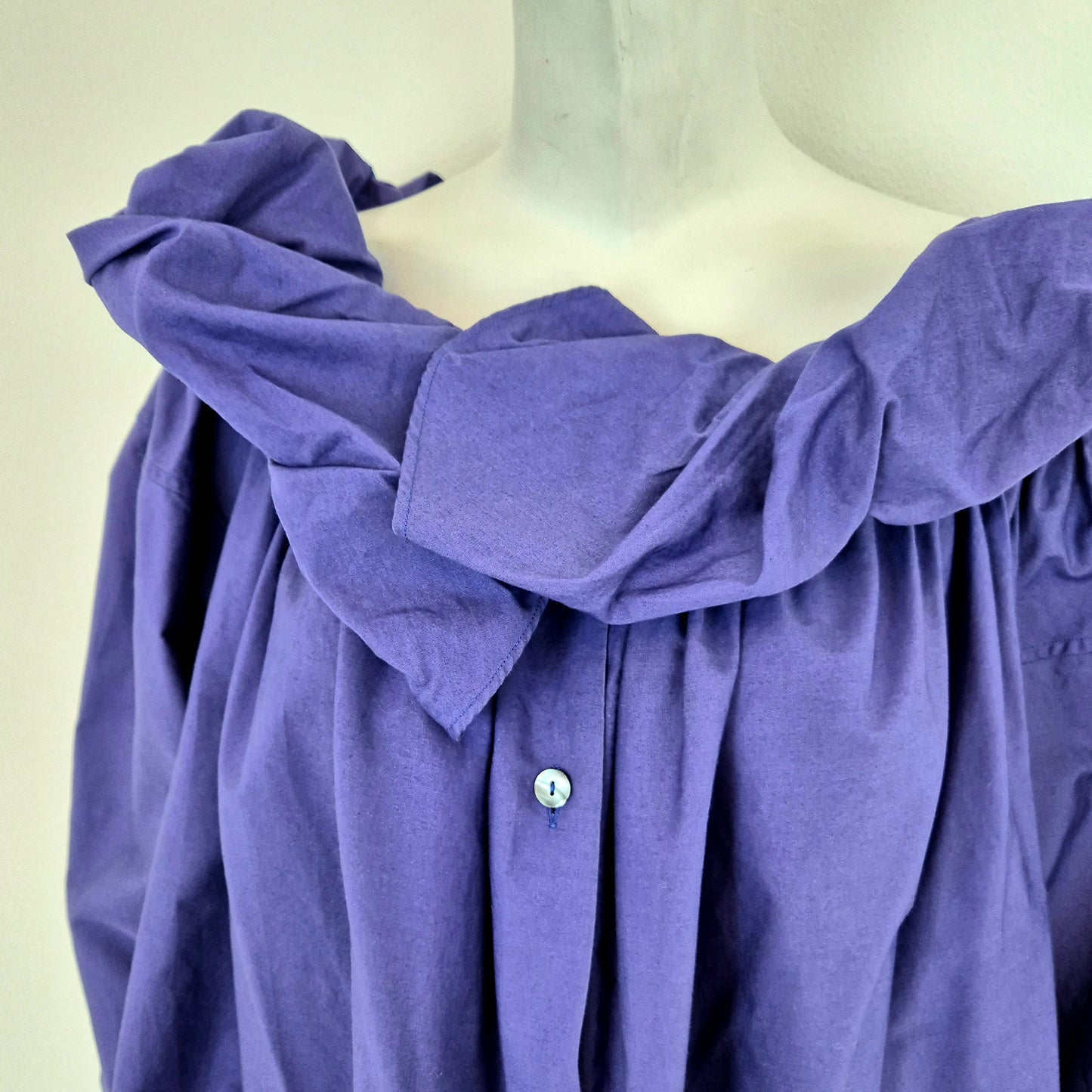 Romeo Gigli | Camicia indaco 1992
