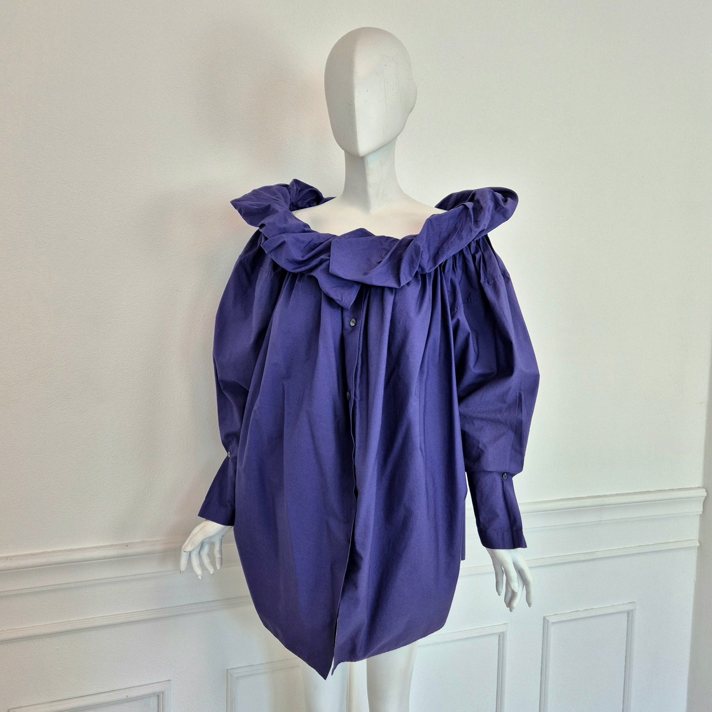 Romeo Gigli | Camicia indaco 1992