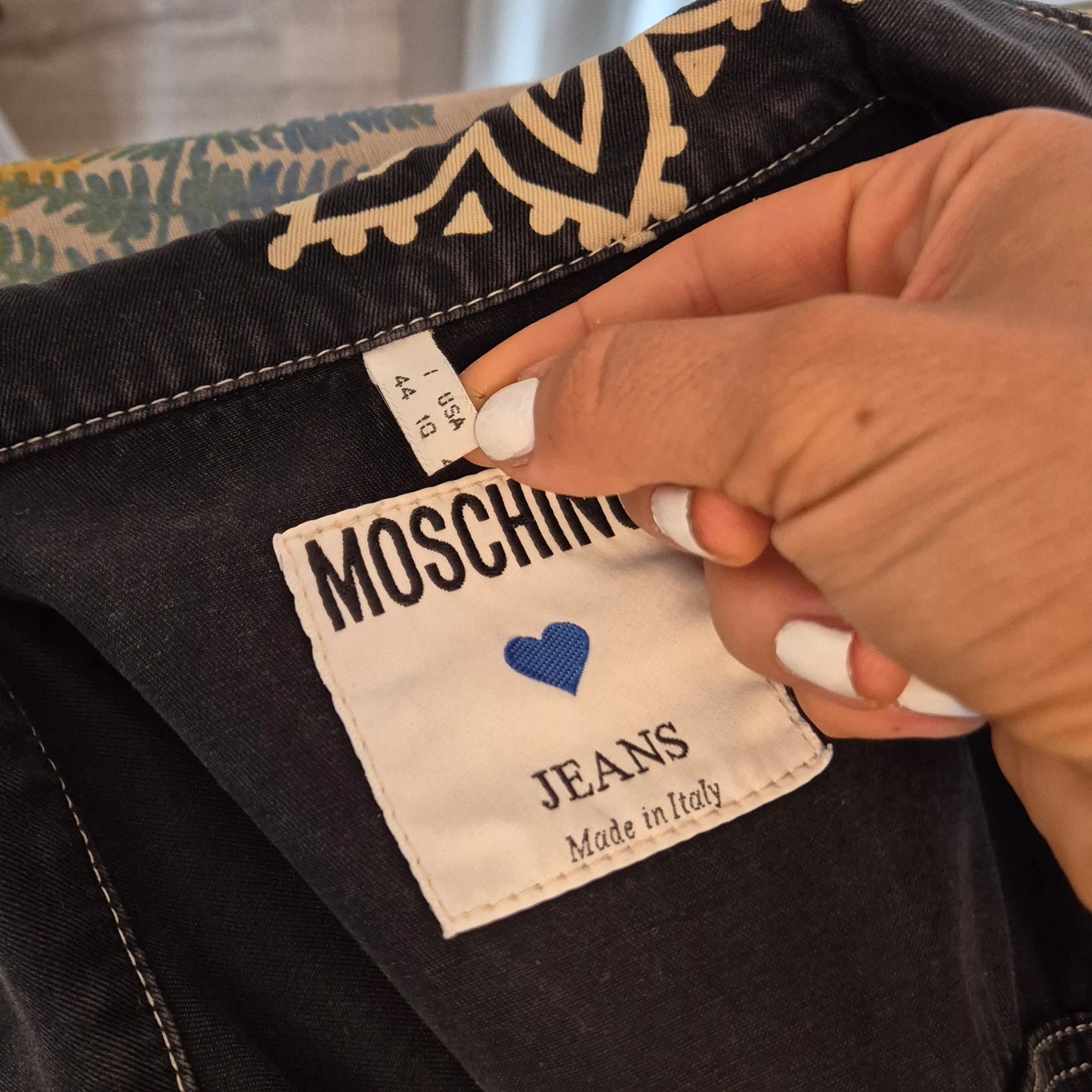Moschino | Giacchino cotone stampa "bandana"