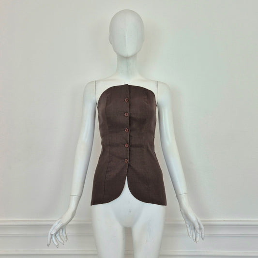 Romeo Gigli | Corpetto marrone