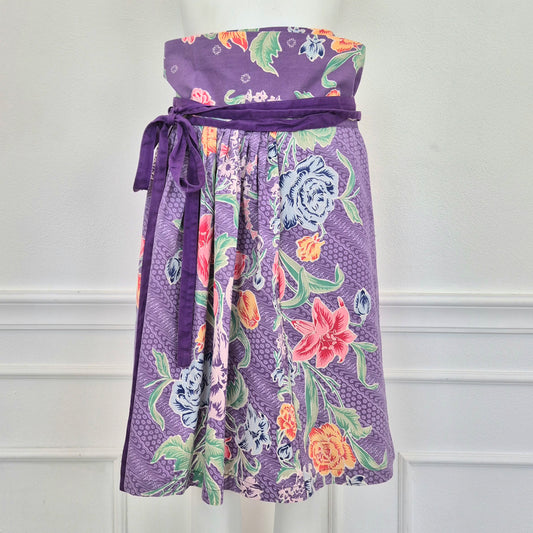 Kenzo | Gonna viola stampa floreale