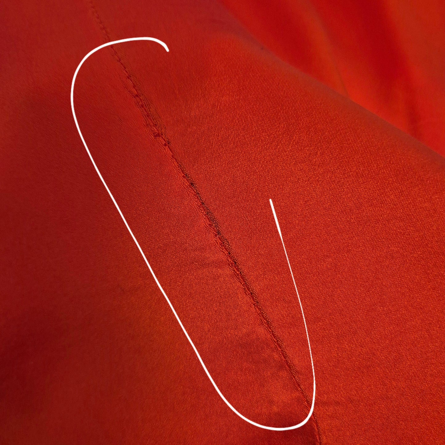 Roberto Cavalli / Top rosso seta