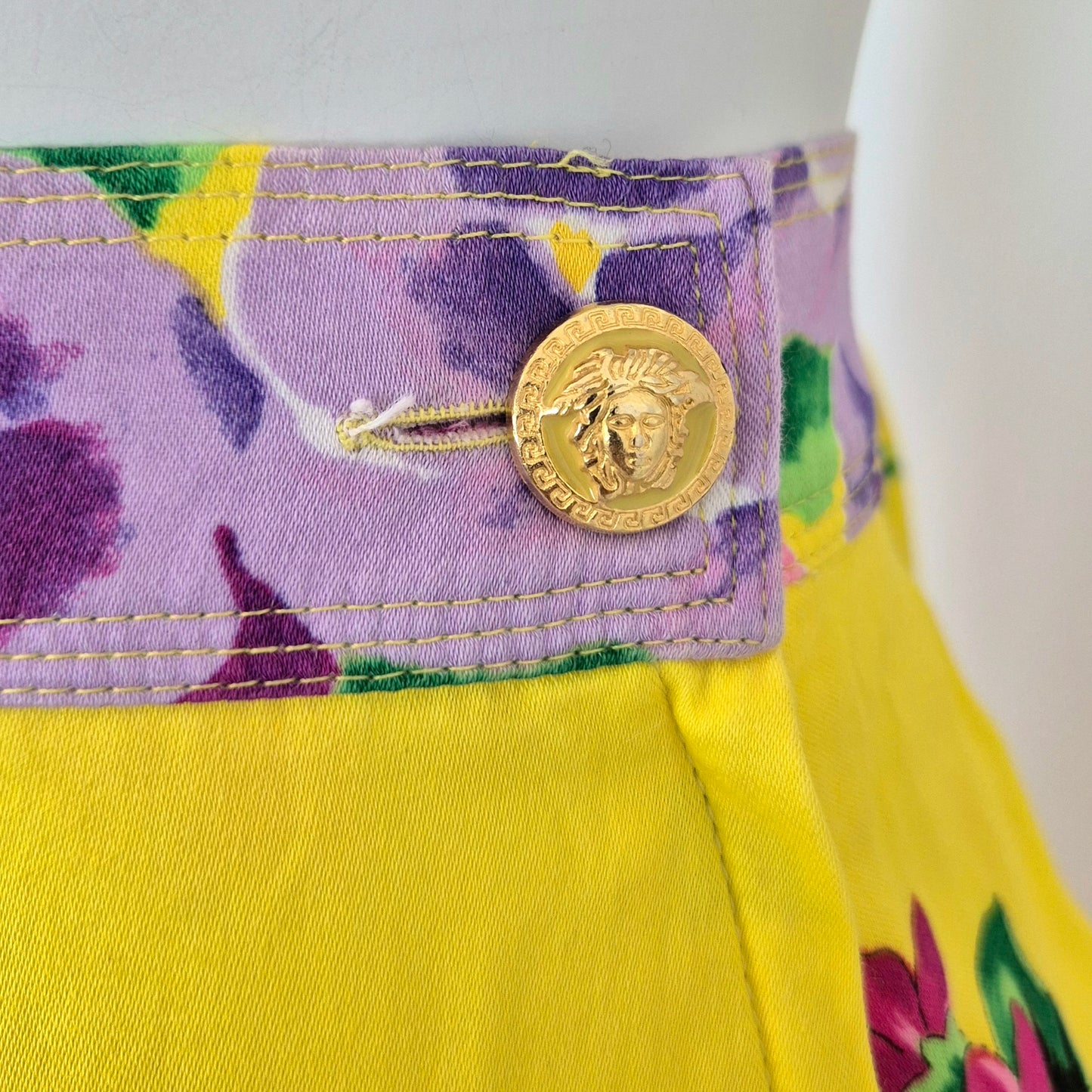 Versus Gianni Versace | Gonna stampa fiori con spacco