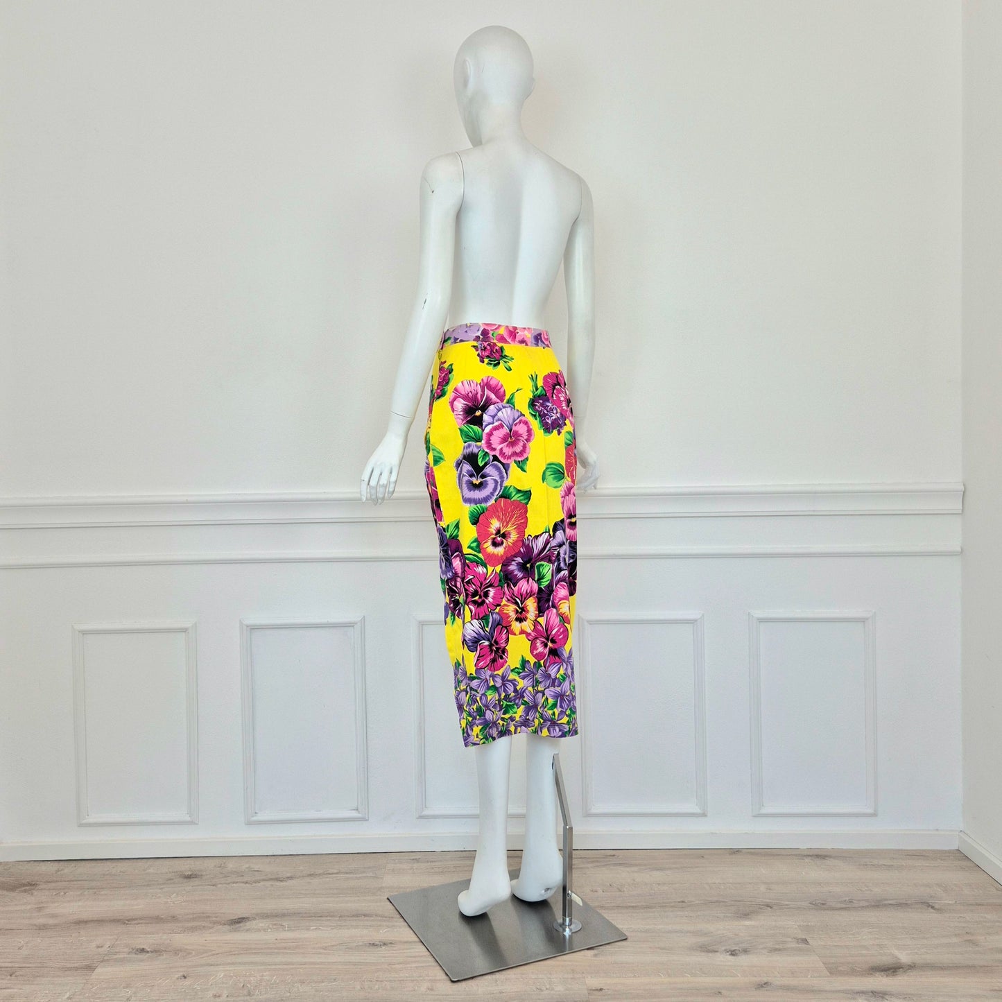 Versus Gianni Versace | Gonna stampa fiori con spacco