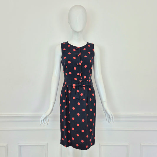 Moschino Couture | Abito blu pois rossi