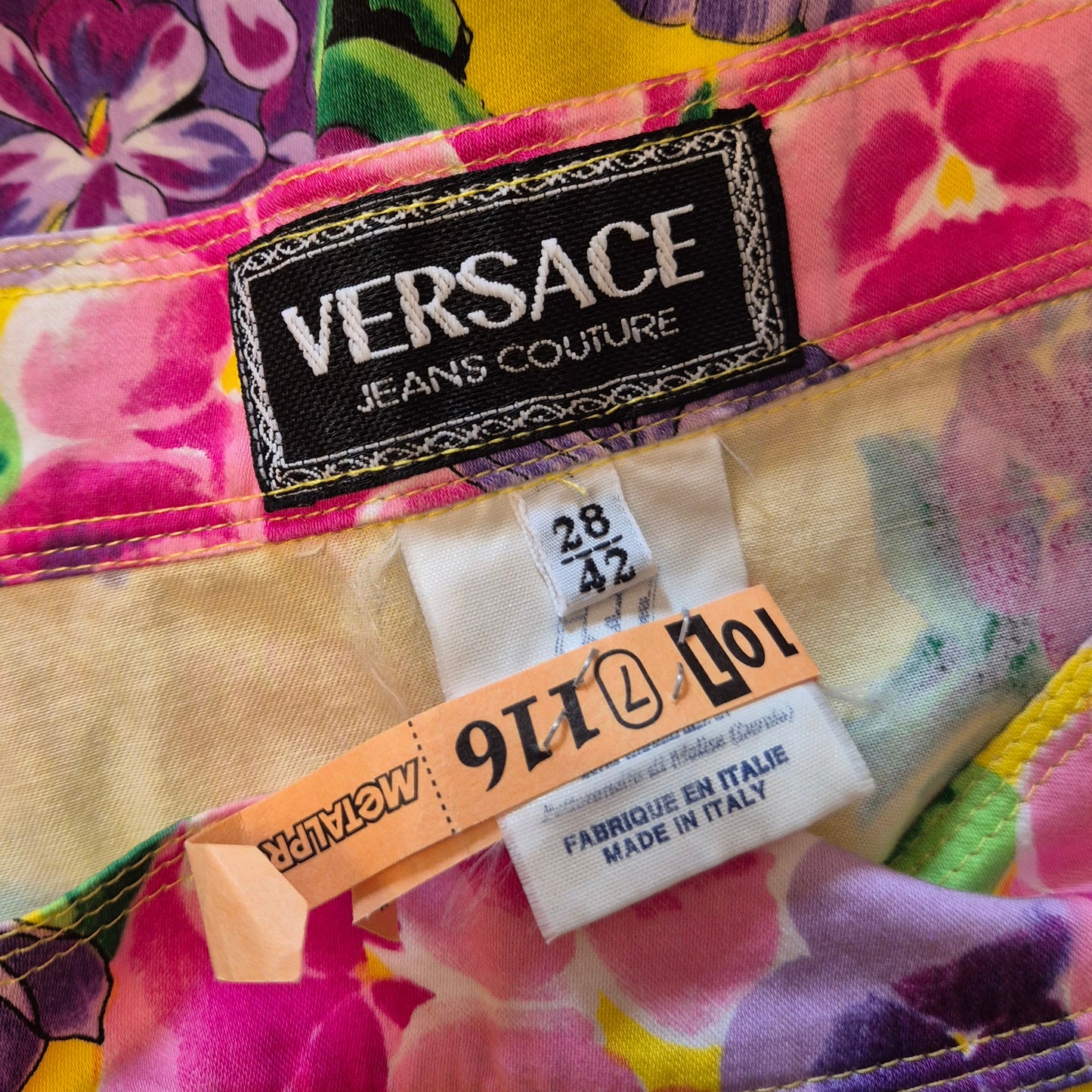 Versus Gianni Versace | Gonna stampa fiori con spacco