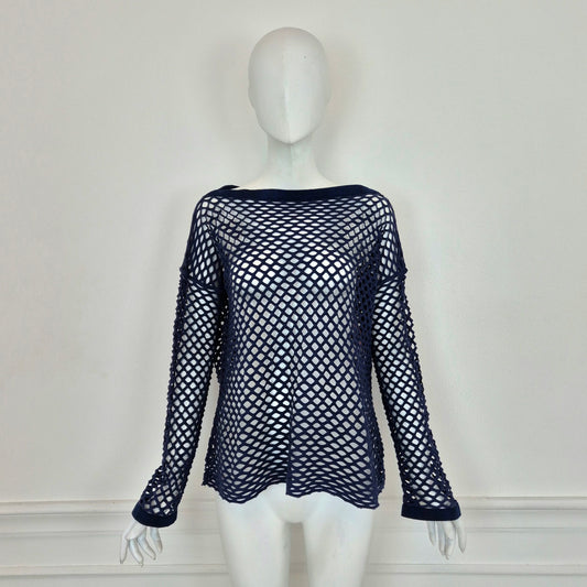 Romeo Gigli - Maglia a rete blu 1994