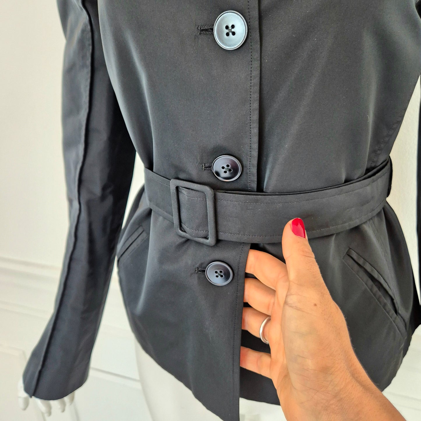 Jil Sander | Giacca in tessuto tecnico con cintura