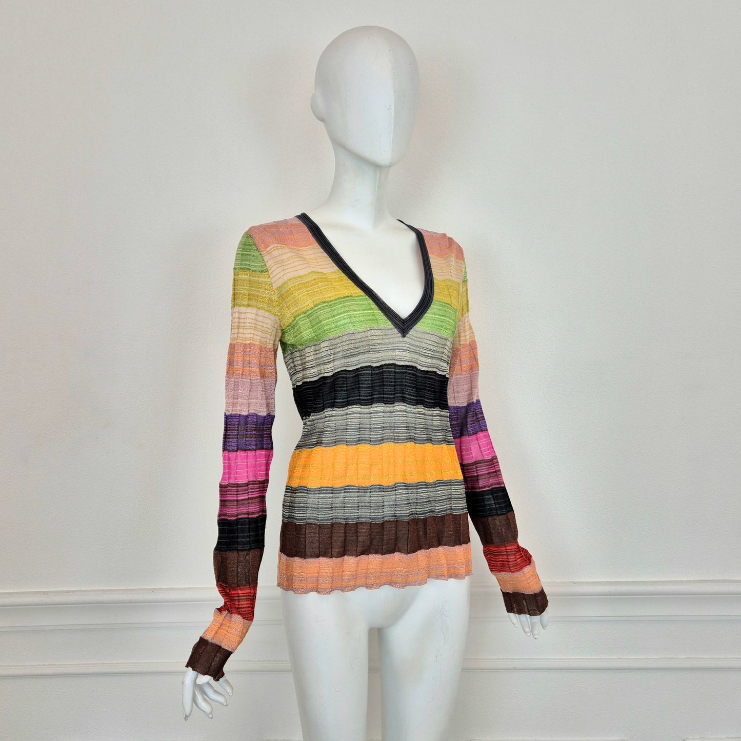 Missoni | Maglioncino leggero righe multicolor