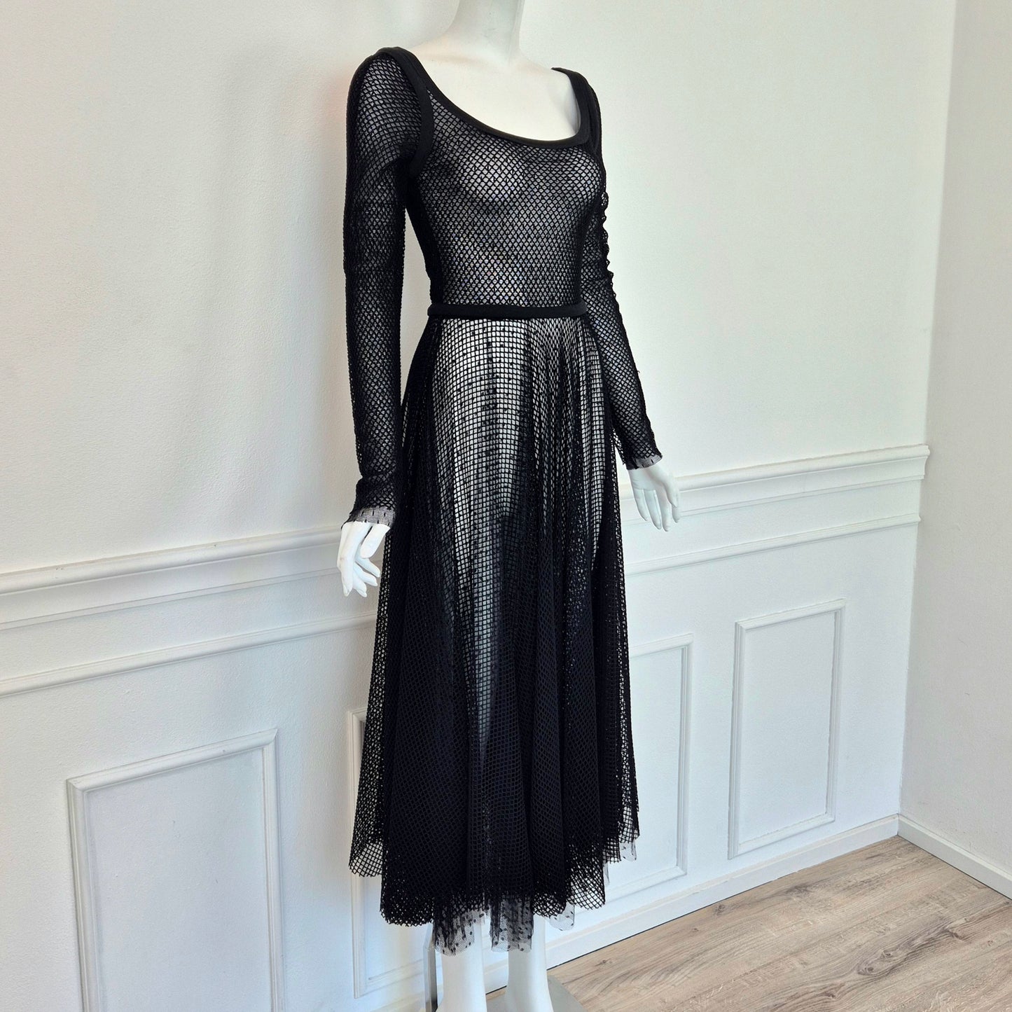 Red Valentino | Abito nero rete