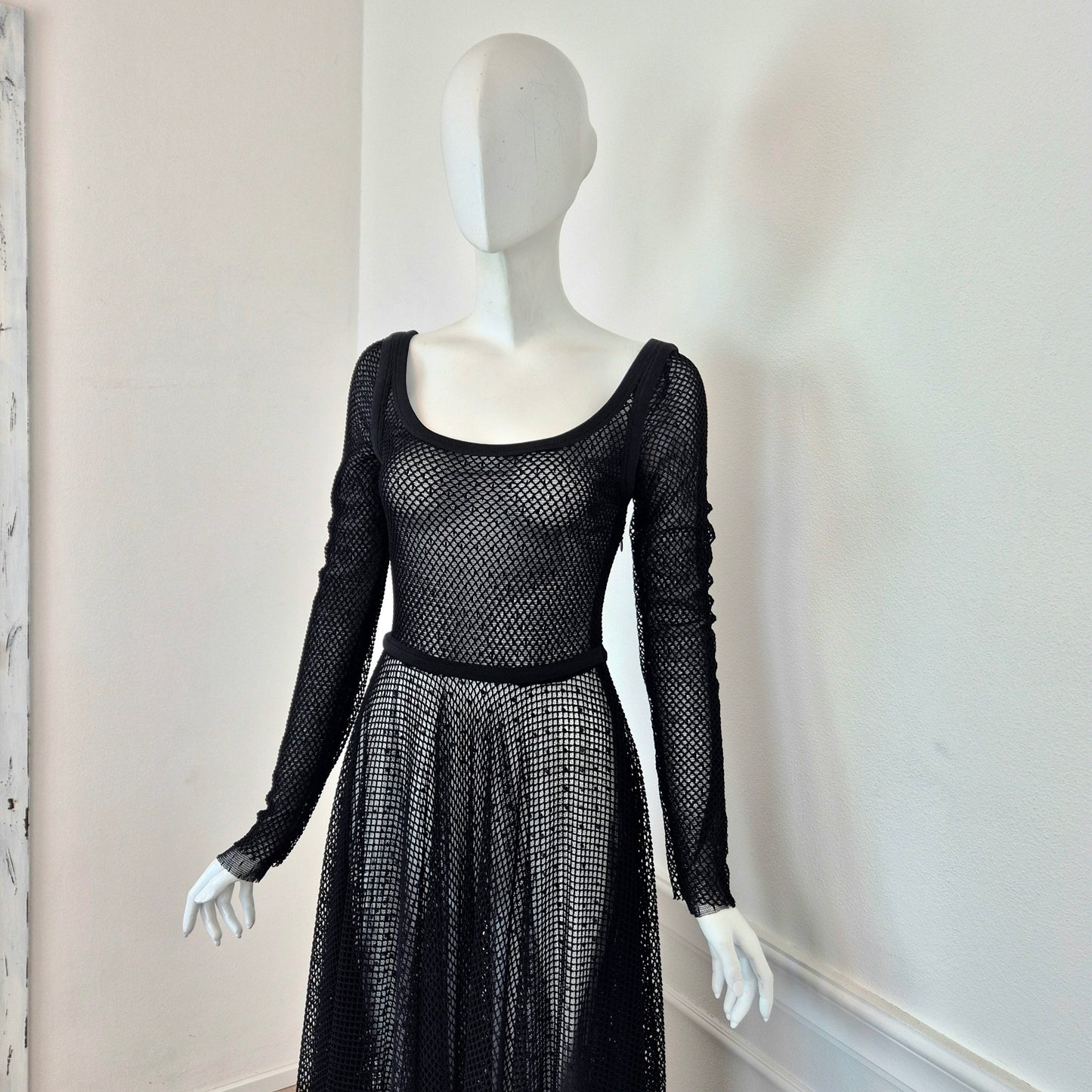 Red Valentino | Abito nero rete