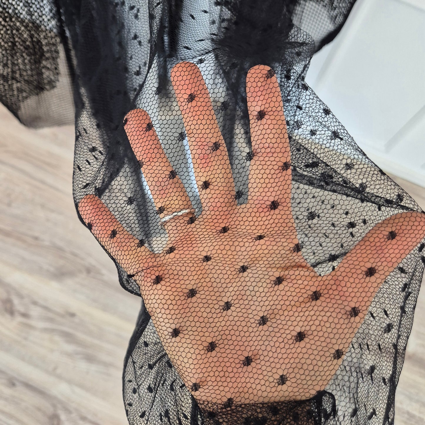 Red Valentino | Abito nero rete