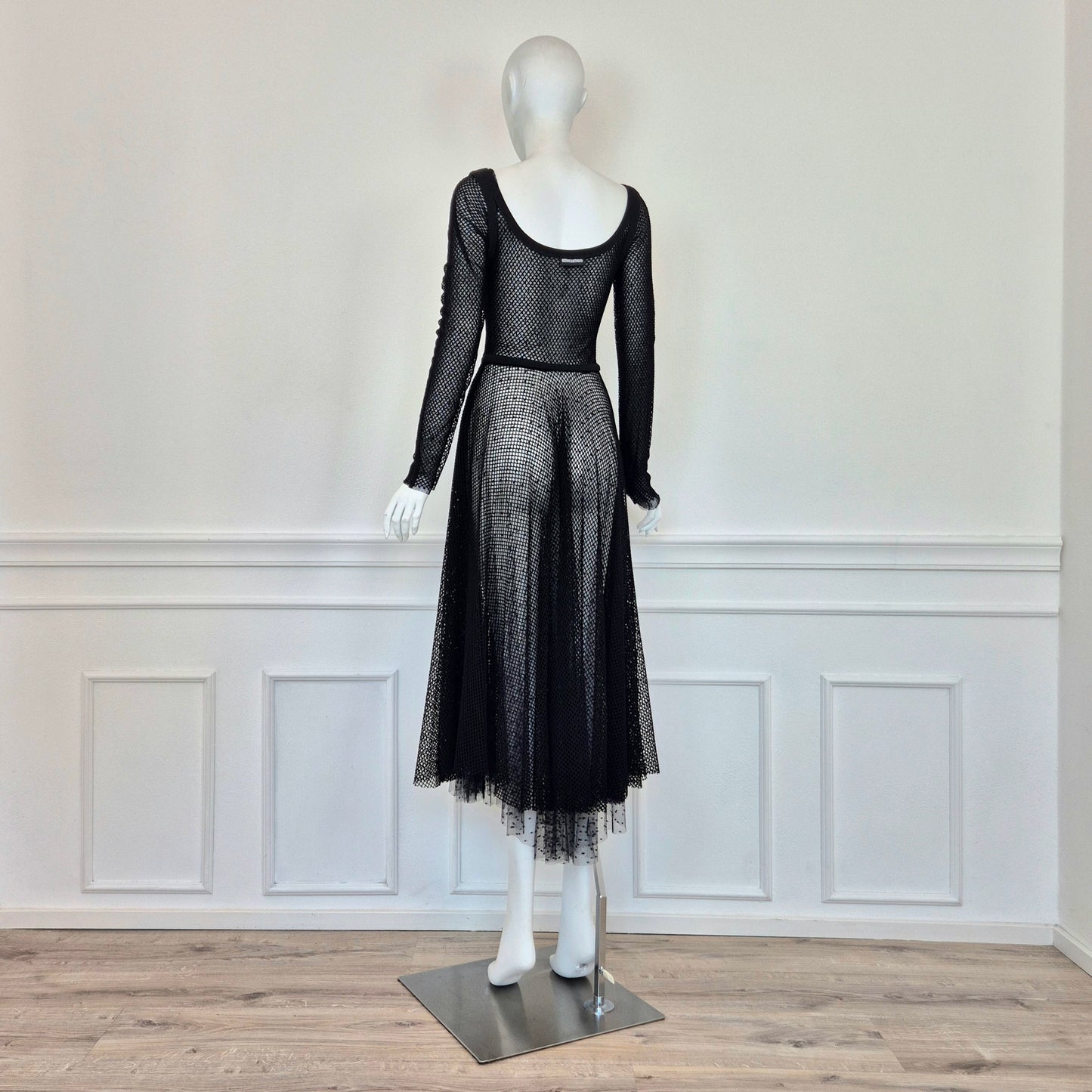 Red Valentino | Abito nero rete