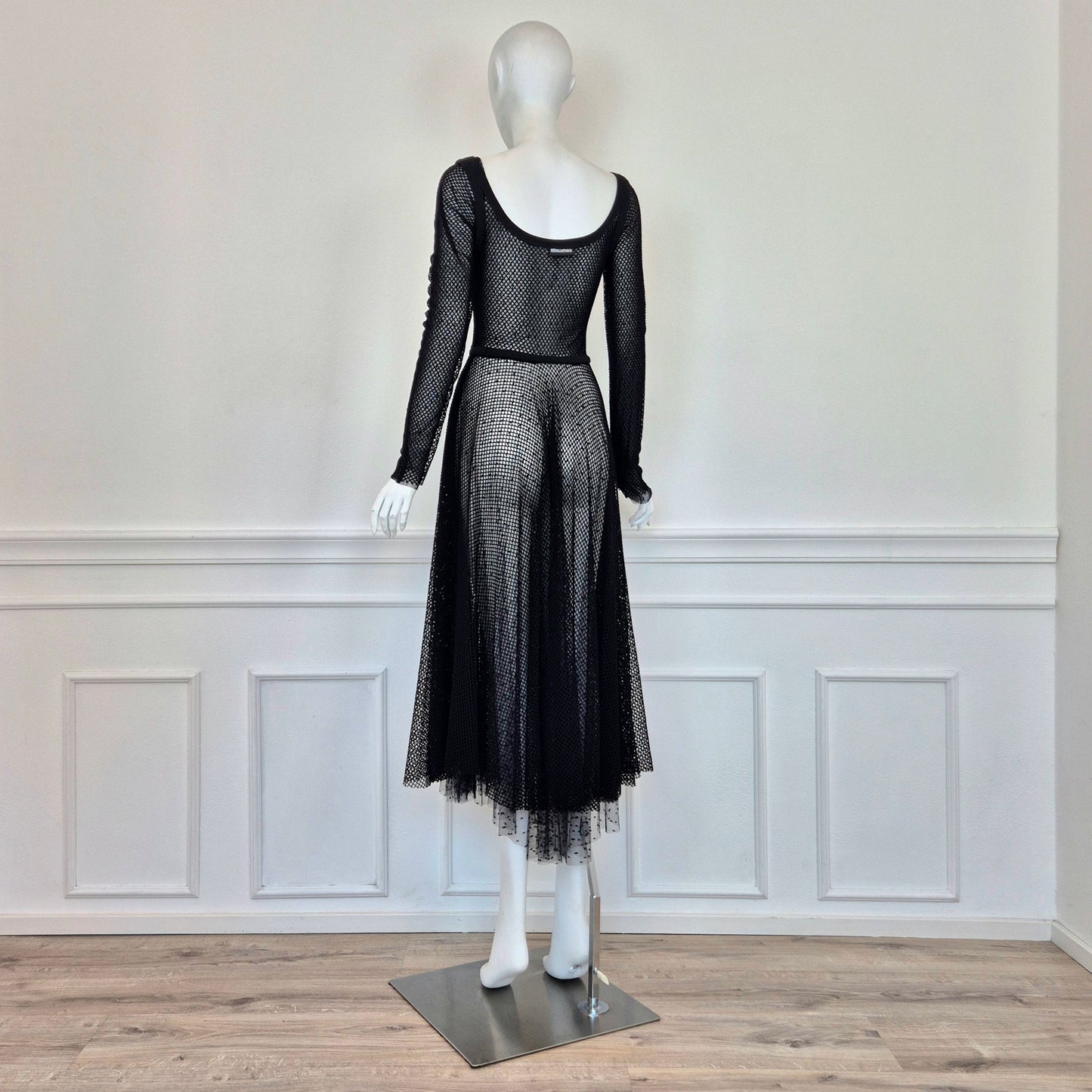 Red Valentino | Abito nero rete